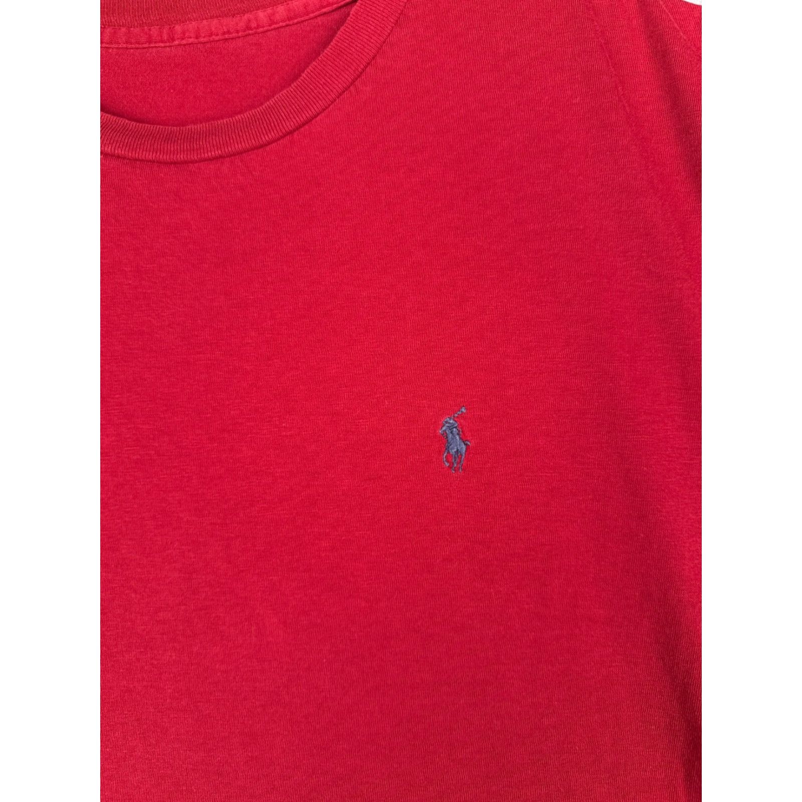 Ralph Lauren VINTAGE Ralph Lauren Polo Shirt Men Small Red Crew Neck 100% Cotton Short Sleeve Slim Fit Logo Embroidered Mens Shirt Red 90s Inspired Size US S / EU 44-46 / 1 - 6 Thumbnail