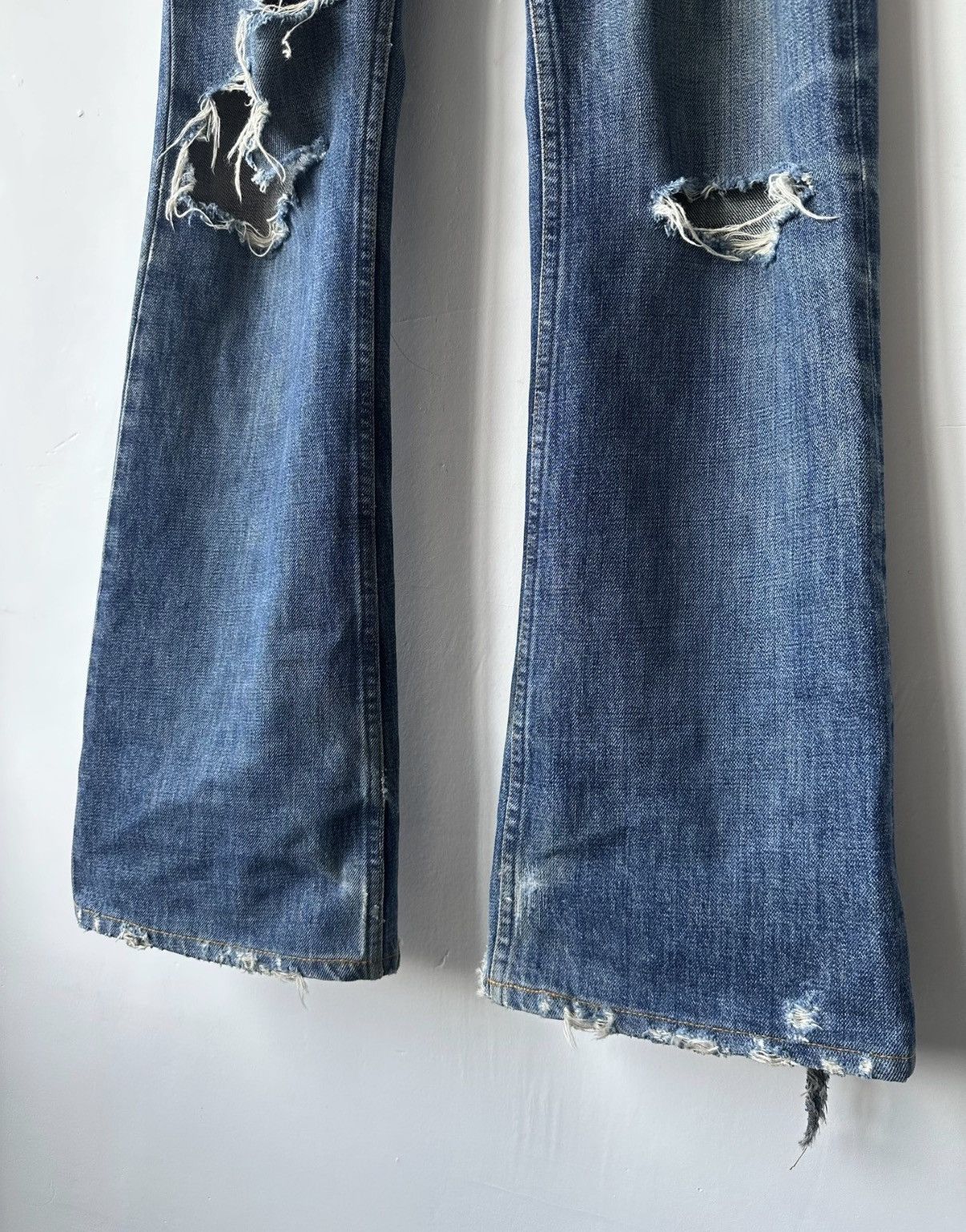 Helmut Lang Helmut Lang vintage classic low waist wide leg denim K7 Size US 28 / EU 44 - 5 Thumbnail