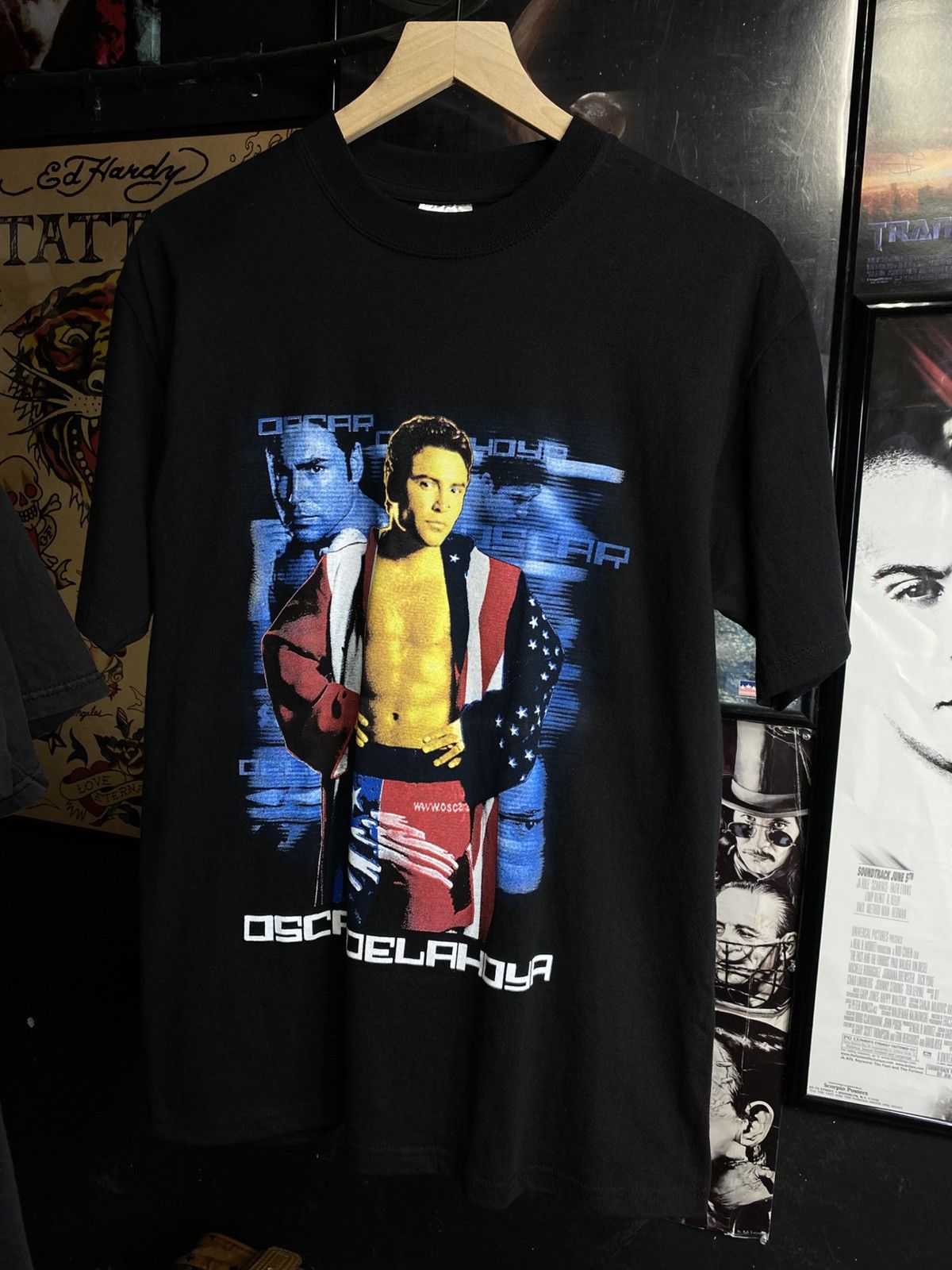 Vintage Vintage 90’s Oscar De La Hoya Boxing Rap T-Shirt Size Large Size US L / EU 52-54 / 3 - 2 Thumbnail