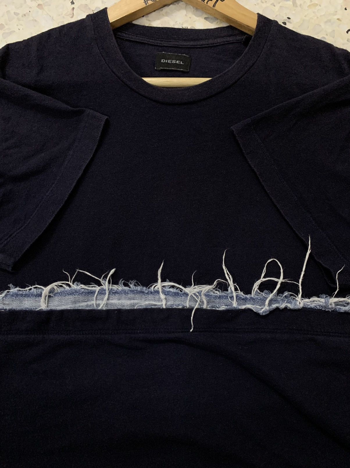 Designer × Diesel × Vintage VINTAGE DIESEL JEANS DESIGN TEE Size M / US 6-8 / IT 42-44 - 5 Thumbnail