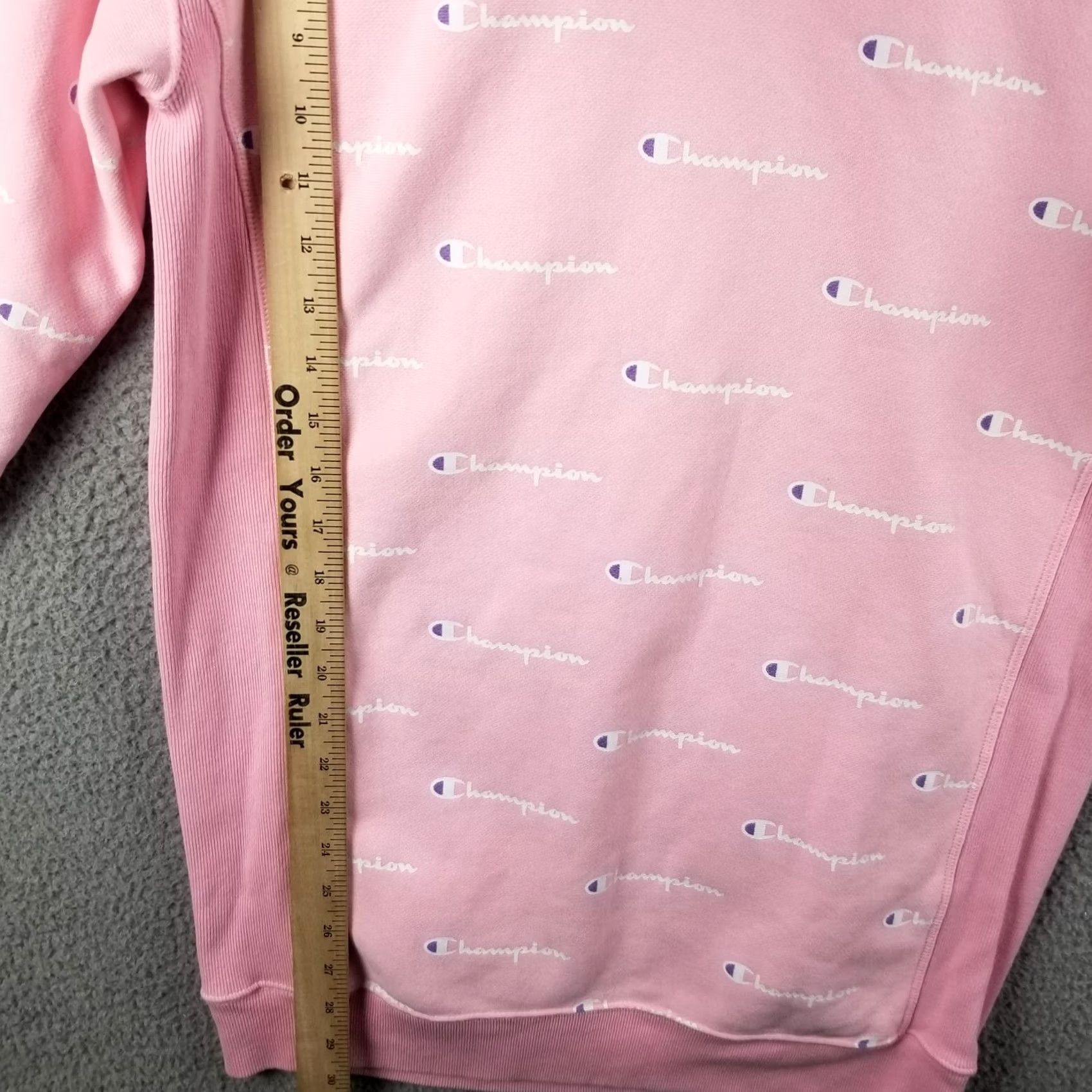 Champion Champion Life Reverse Weave Allover Print Crew Sweatshirt Dress Style Woman XS Crew Neck Pink Short Description Size XS / US 0-2 / IT 36-38 - 4 Thumbnail