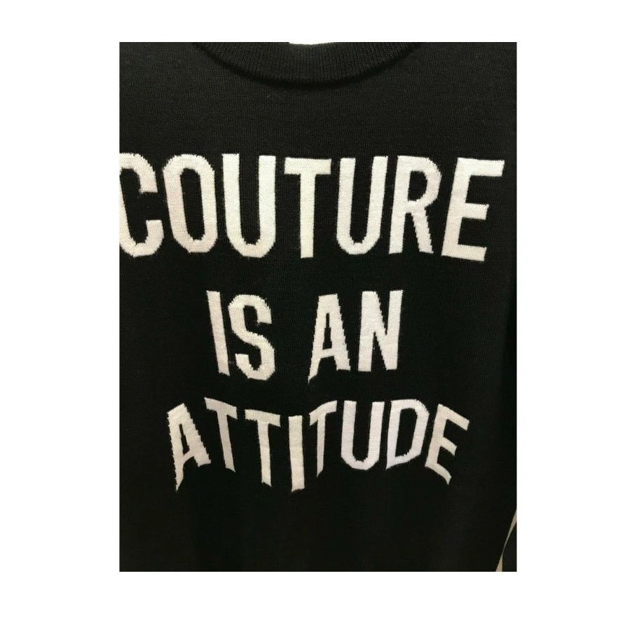 Moschino AW17 MOSCHINO COUTURE JEREMY SCOTT COUTURE WOOL SWEATER Size XXS / US 00 / IT 34 - 7 Thumbnail