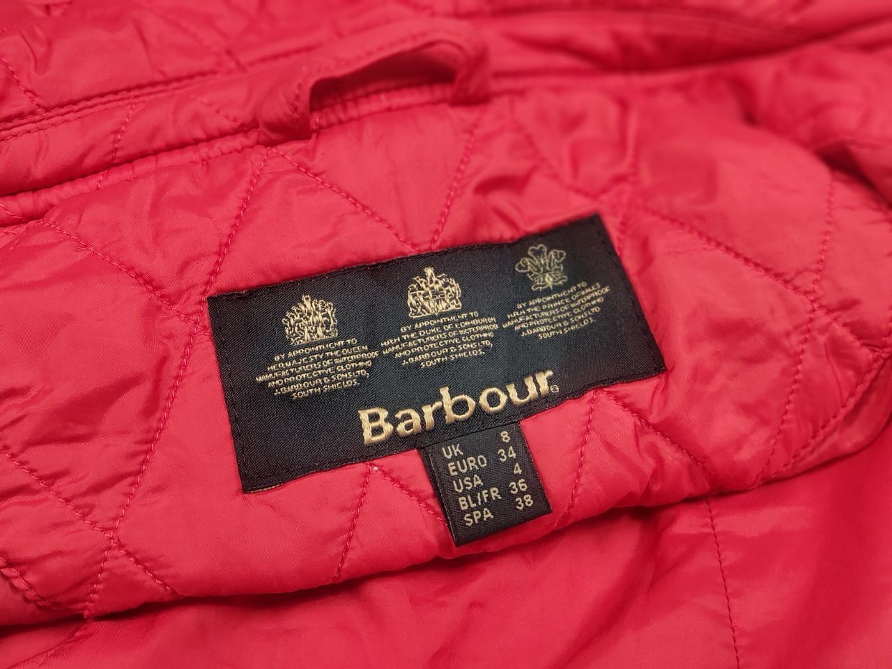 Barbour Barbour Raylor quilted Classic Red Light Women's Jacket Size S / US 4 / IT 40 - 16 Thumbnail