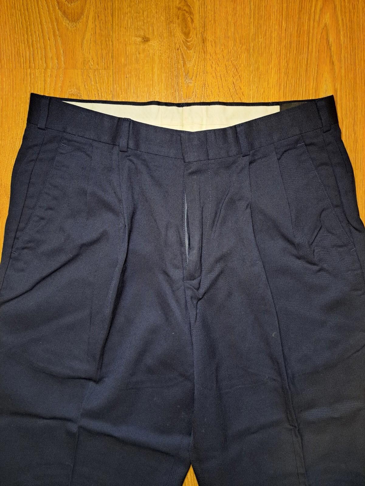 Dockers Slates Dockers Suit Pants 34x29 Navy Wool Stain Defender Size US 34 / EU 50 - 4 Thumbnail