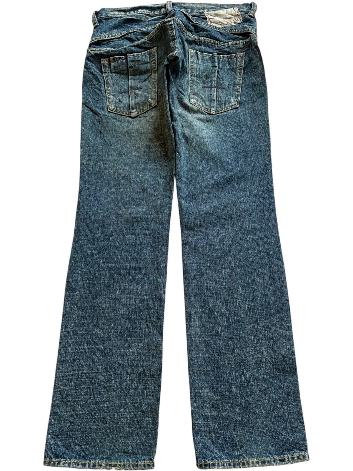 Japanese Brand Vintage Japanese Brand Mud Wash Distressed Jeans Size US 31 - 2 Thumbnail