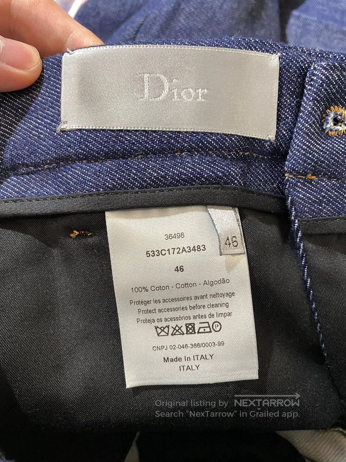 Dior Dior Men's Casual Denim Pants Size 46. Size US 36 / EU 52 - 6 Thumbnail