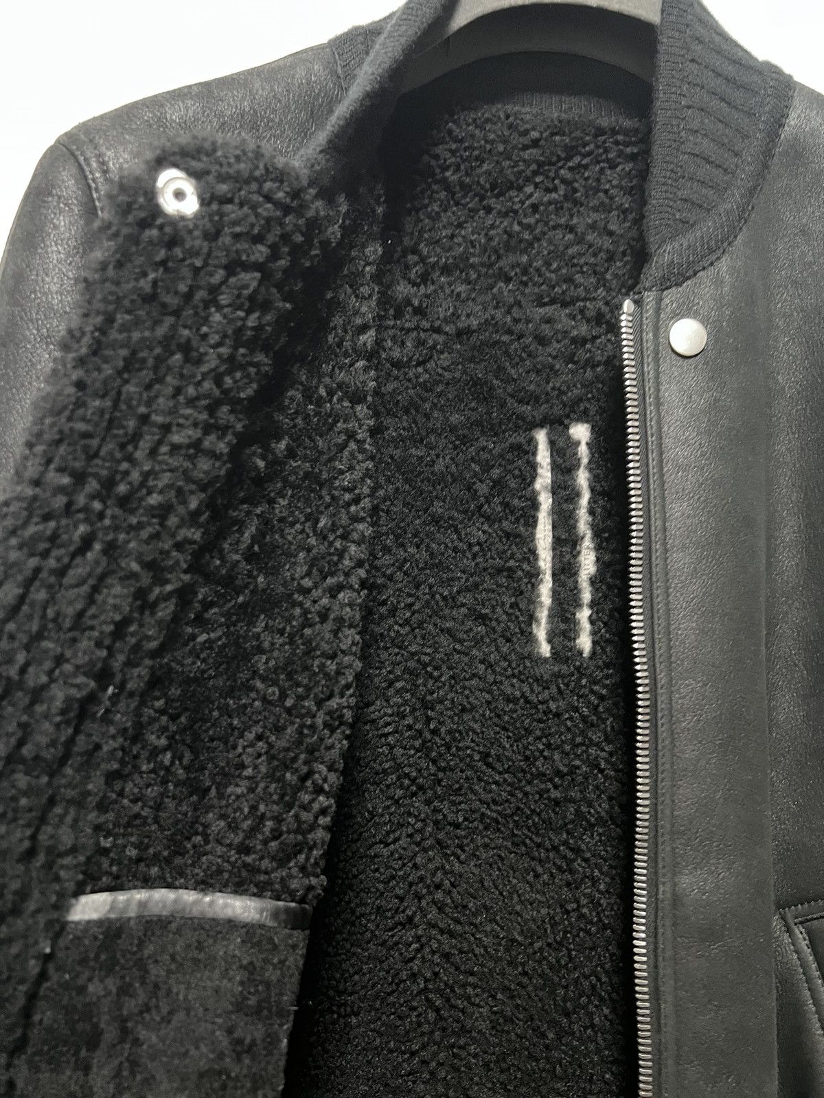 Rick Owens *RARE* Rick Owens Shearling Flight Bomber NEW IT48 Size US M / EU 48-50 / 2 - 7 Thumbnail