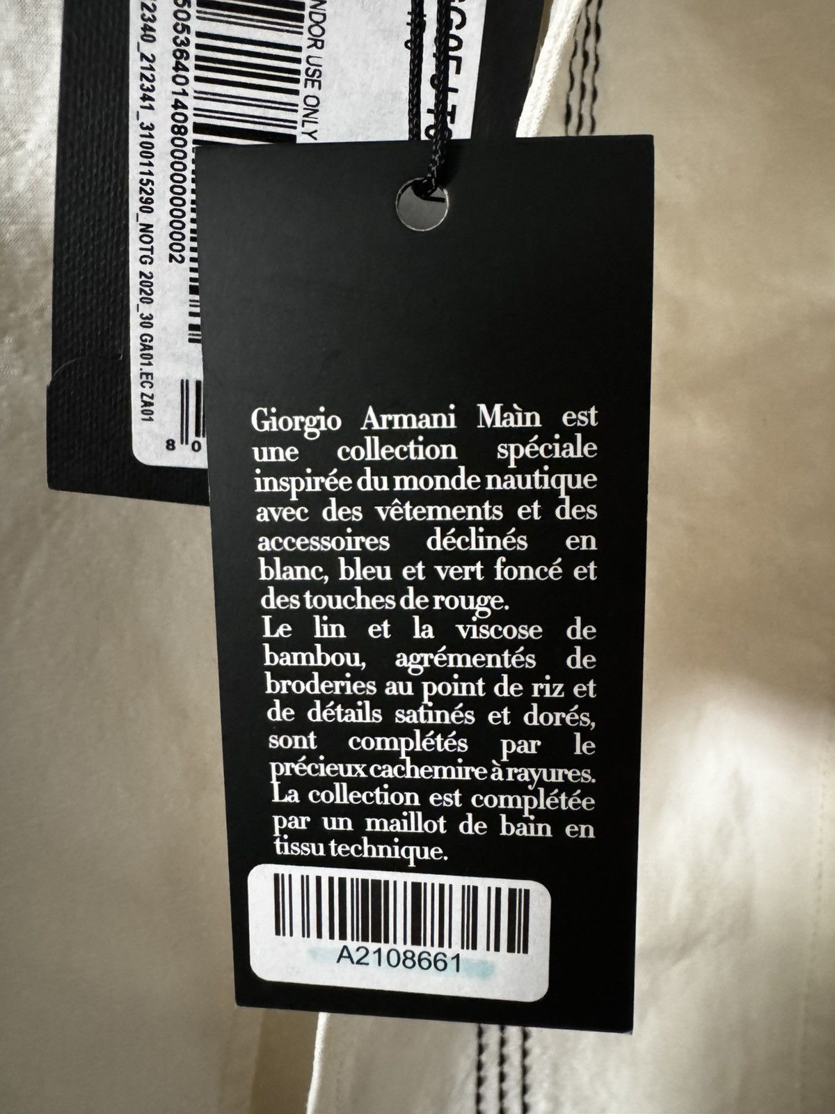 Giorgio Armani Giorgio Armani Main Limited Edition Nautical Blazer – 52R IT Size 52R - 8 Thumbnail