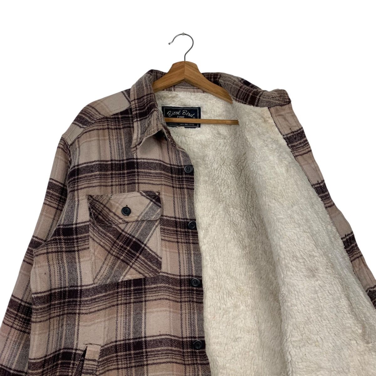 Flannel BICAL BIND Four Pocket Checked Flannel Jacket #2317-C103 Size US L / EU 52-54 / 3 - 10 Thumbnail