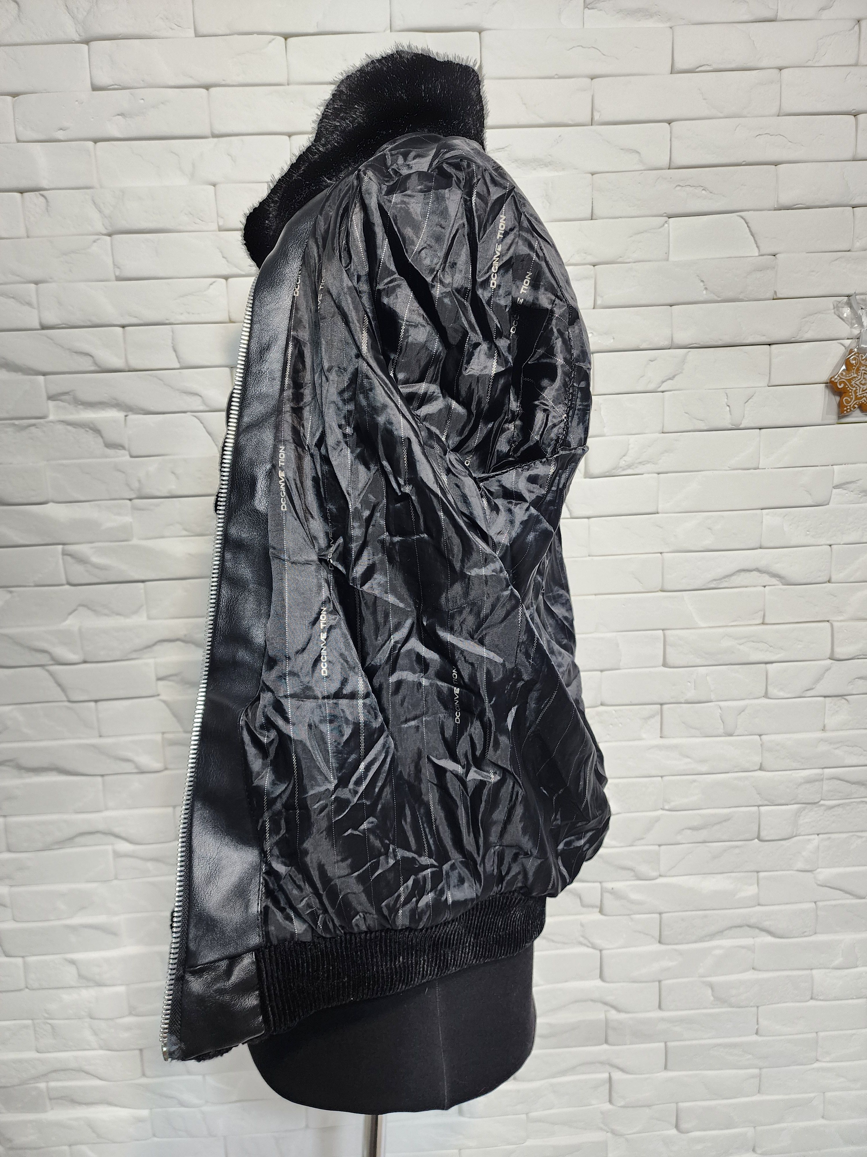 Furla Black Faux Fur Coat: Women's Warm Winter Outerwear Size XL / US 12-14 / IT 48-50 - 10 Thumbnail