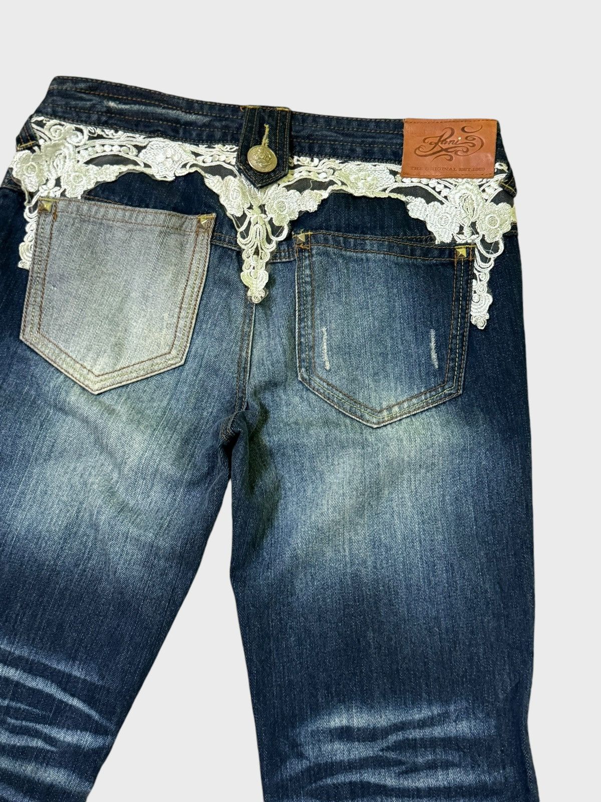 Karl Kani Flared KARL KANI Studded with Lace Detailing Size US 29 - 12 Thumbnail