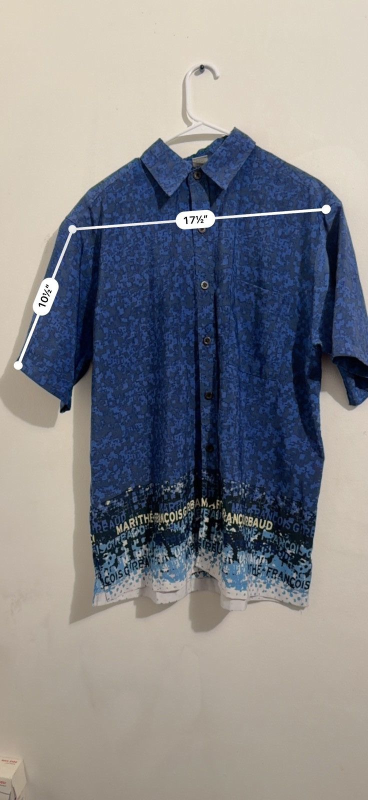 Marithe + Francois Girbaud Girbaud Marithe Francois Short Sleeve Button-Up Shirt Size US M / EU 48-50 / 2 - 7 Thumbnail