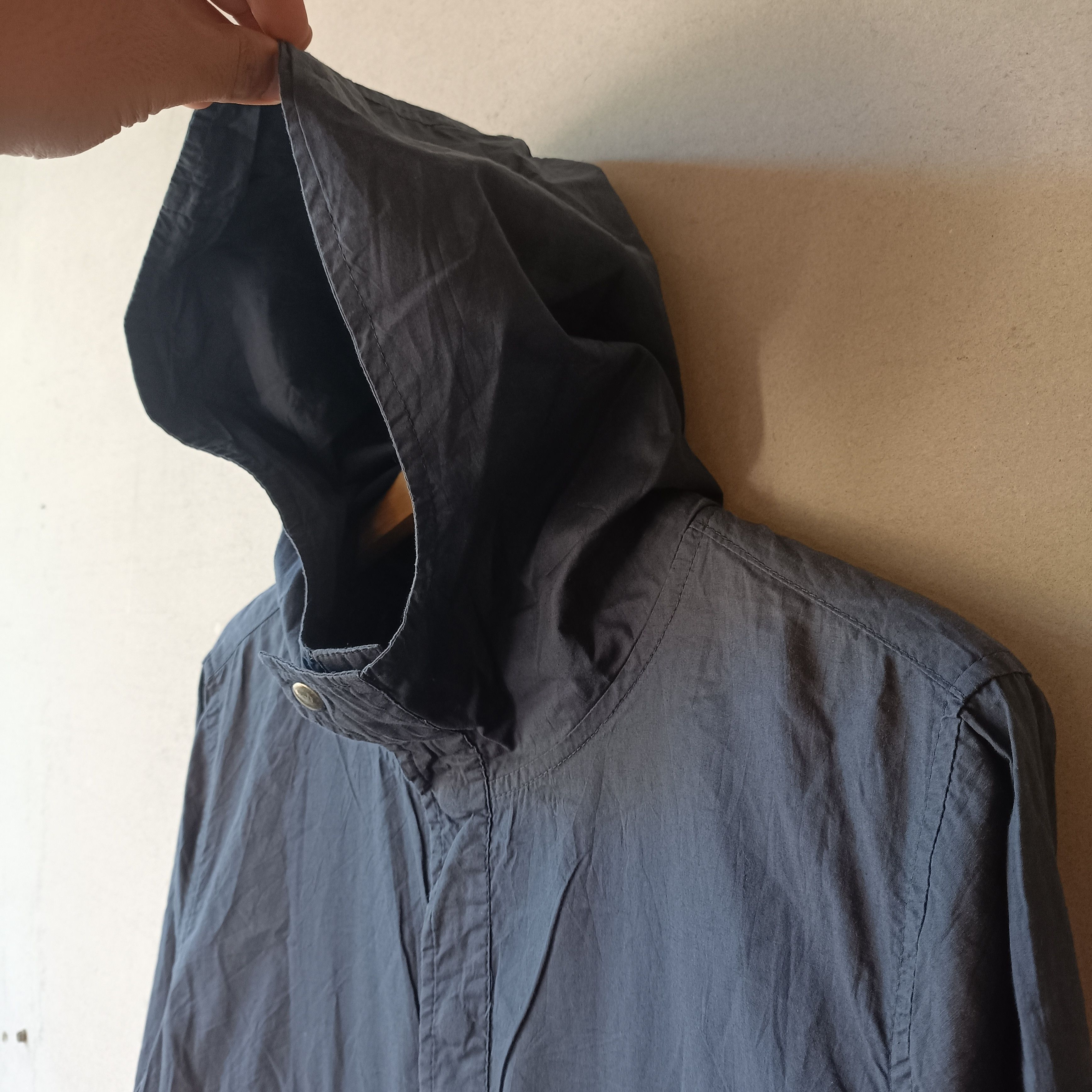 Number (N)ine Number (N)ine Anorak jacket hooded half button Navy Jacket Size US S / EU 44-46 / 1 - 7 Thumbnail