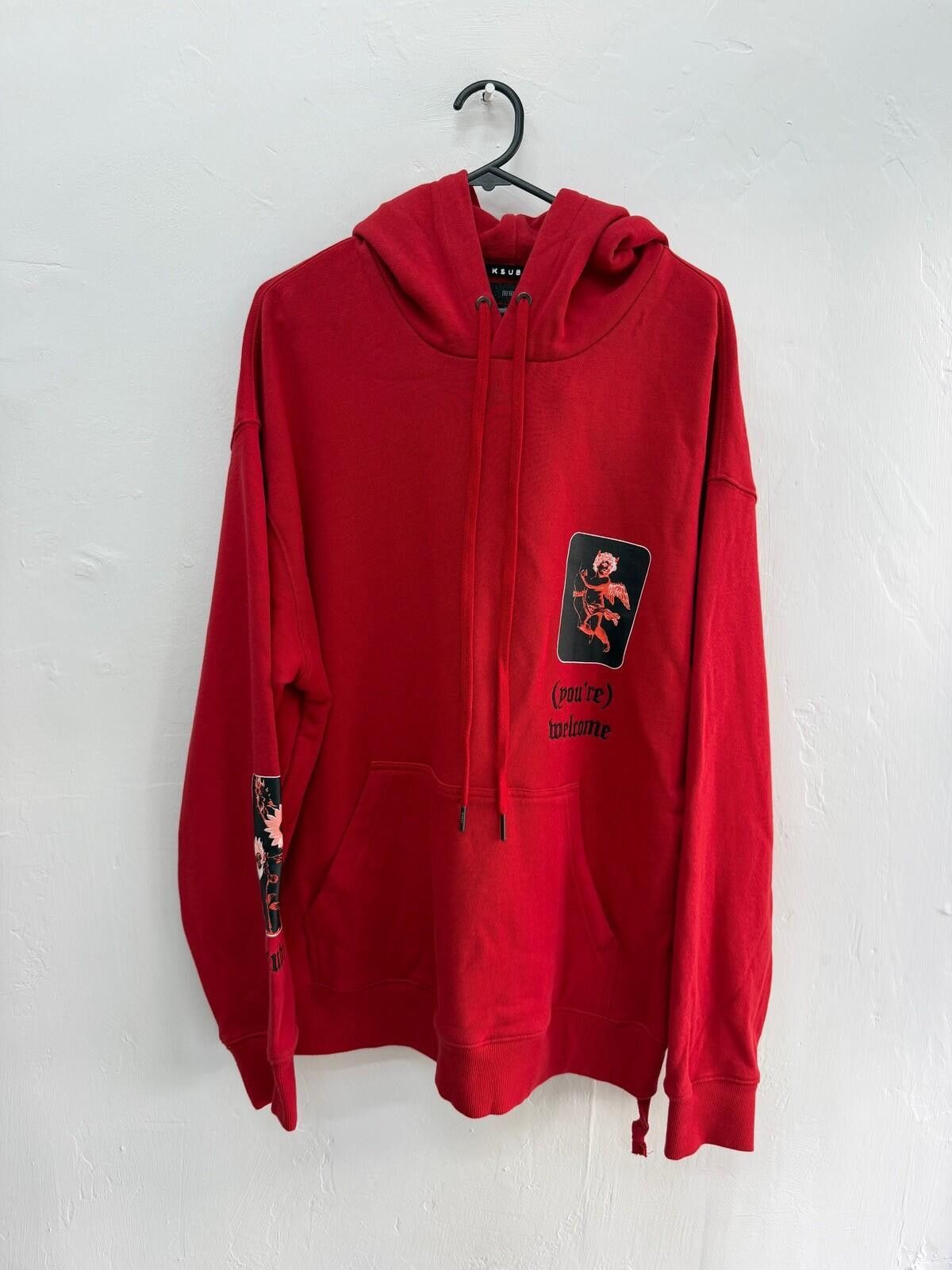 Ksubi new Ksubi mens icons biggie hoodie medium m jumper red Size US M / EU 48-50 / 2 - 5 Thumbnail