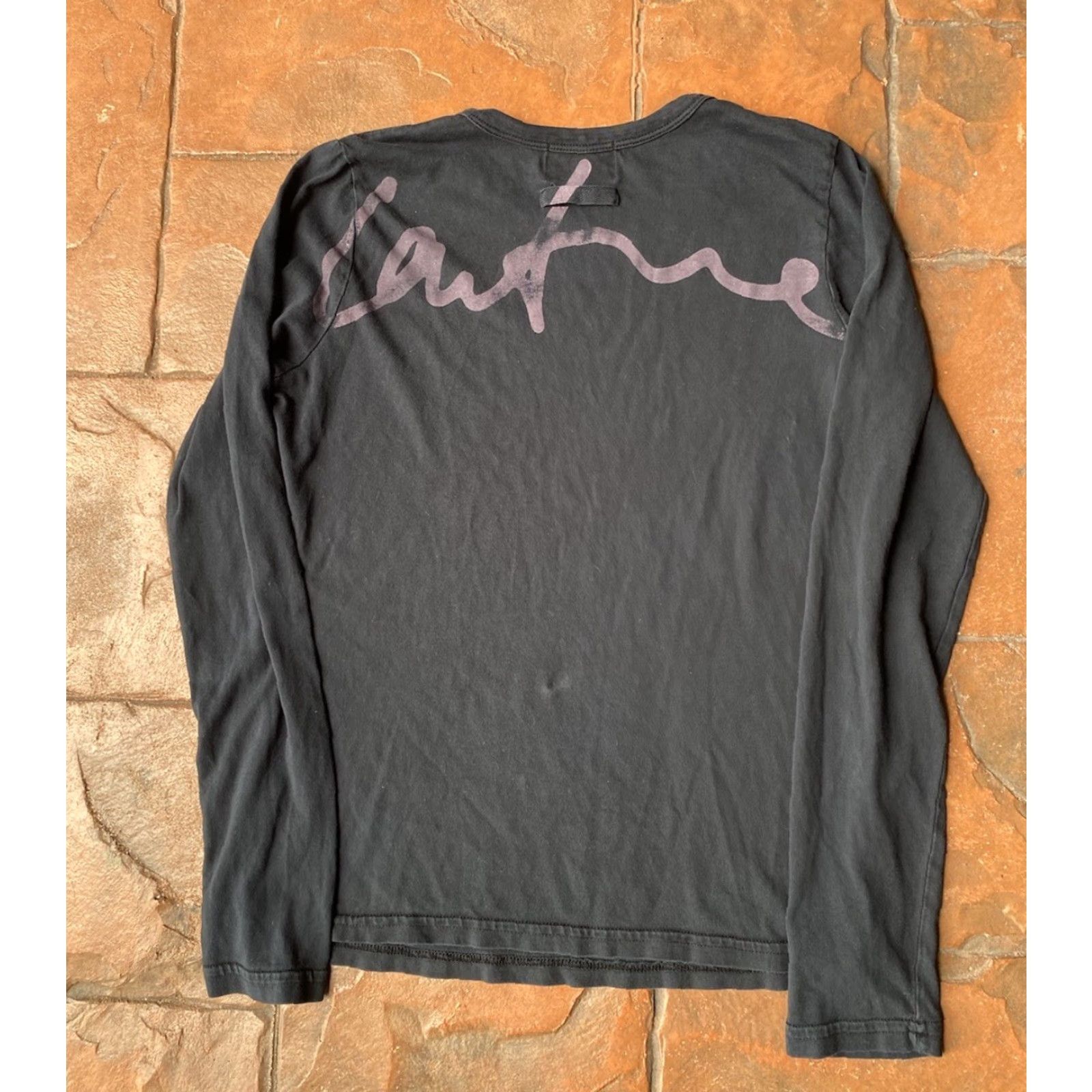 Juicy Couture VINTAGE Juicy Couture Spell Out Long Sleeve Shirt Womens Large Black USA Shirt Size L / US 10 / IT 46 - 3 Thumbnail