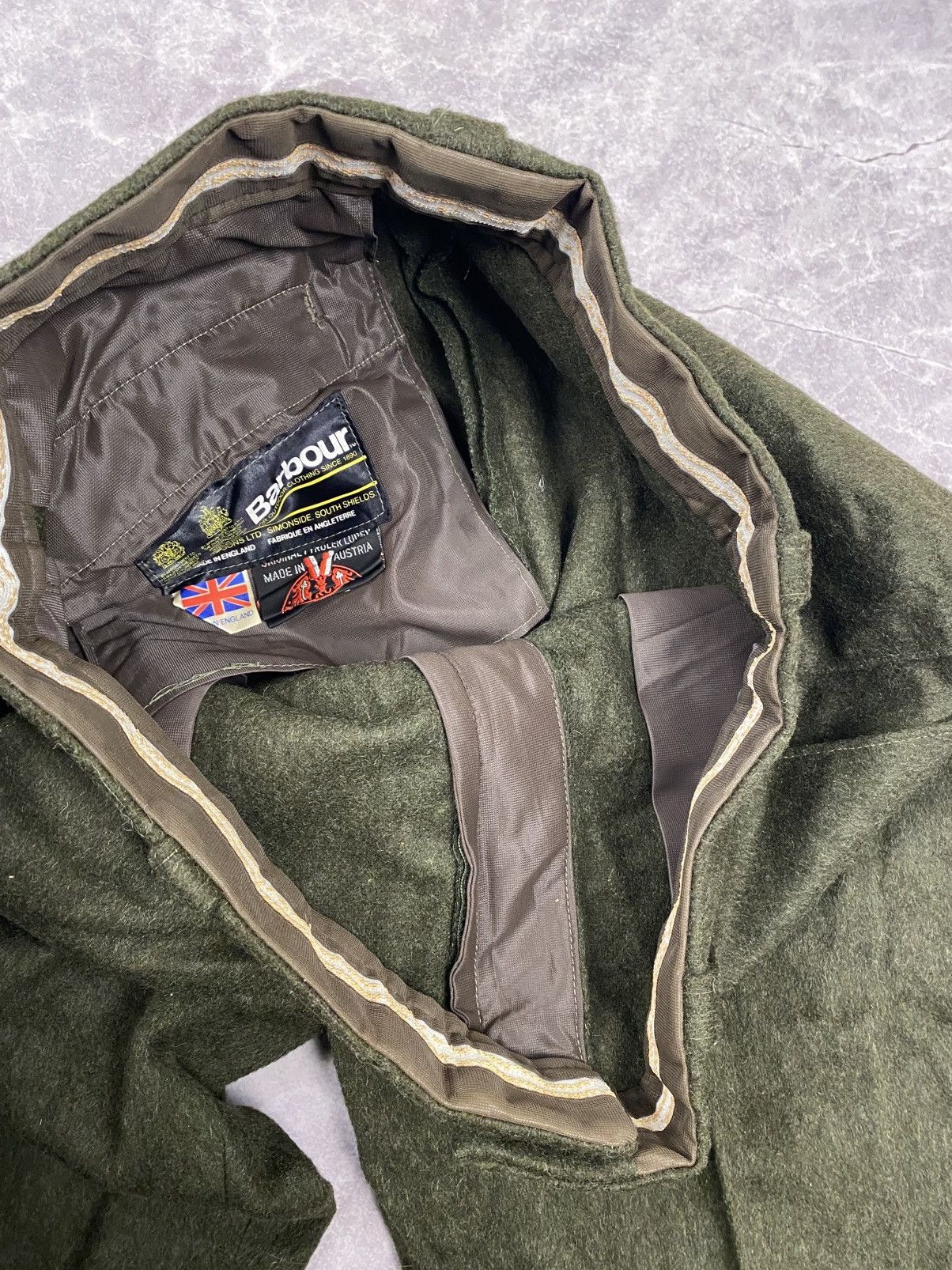 Barbour Barbour Vintage Hunting Austrian Wool Moleskin Breeches Size US 32 / EU 48 - 4 Thumbnail