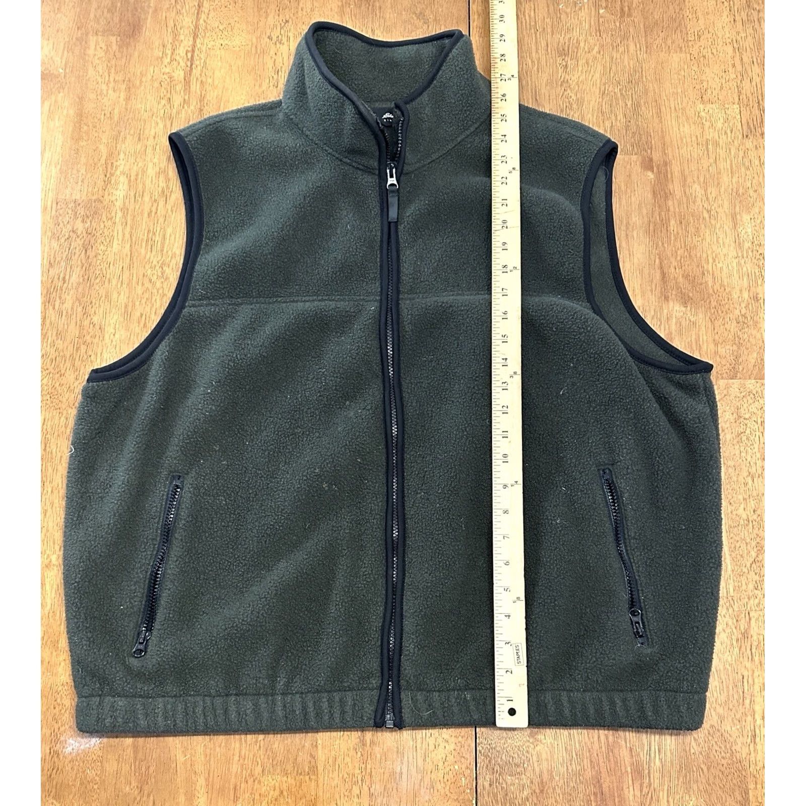 Eddie Bauer Eddie Bauer Full Zip Fleece Vest Jacket 2XL Men's Green Size US XXL / EU 58 / 5 - 5 Thumbnail