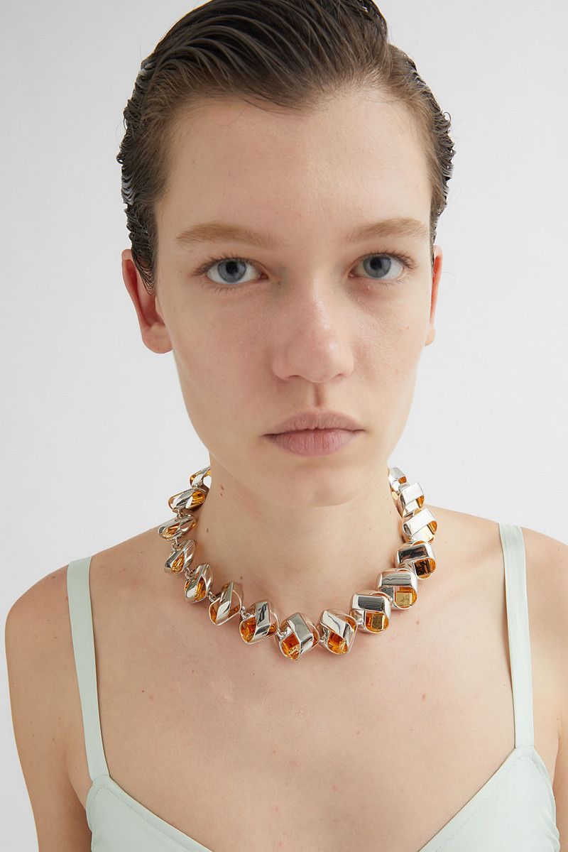 Jil Sander o1loc1c0426 Size:OS/Necklace in Silver Size ONE SIZE - 3 Thumbnail