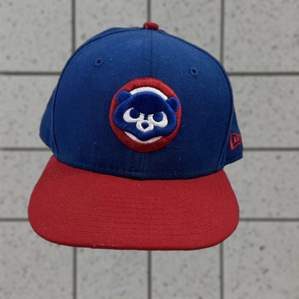 New Era New Era Chicago Cubs Cooperstown 59FIFTY Fitted Hat Cap Blue Size 7 1/2 Men Wool 100% Vintage No Guys Size ONE SIZE - 1 Thumbnail