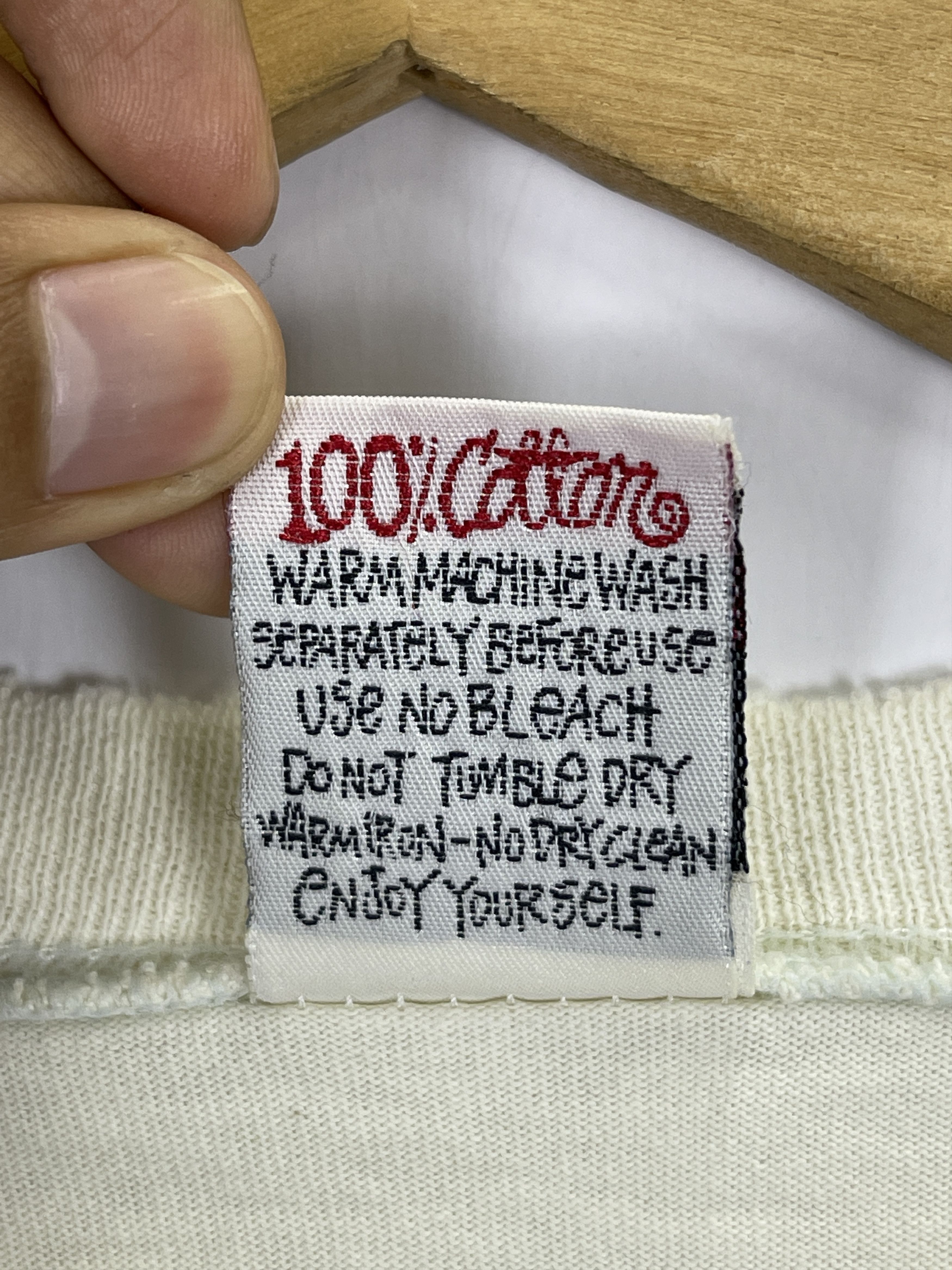 Stussy × Vintage Vintage 90s Stussy Big Logo Distressed Tee TA0443 Size US S / EU 44-46 / 1 - 6 Thumbnail