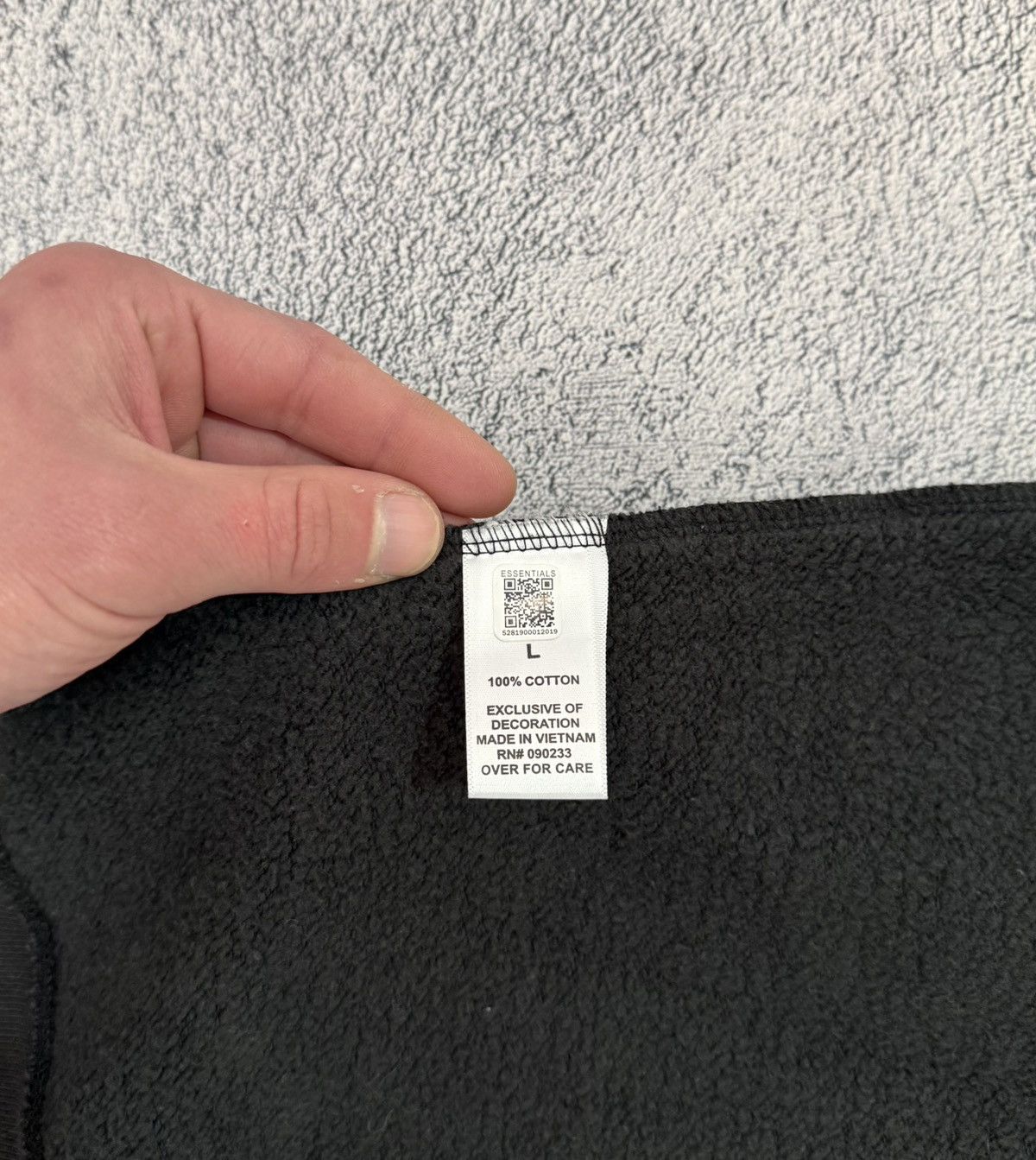 Other Essentials Fear OF Good Style Oversized Half Zip Sweatshirt Size US L / EU 52-54 / 3 - 6 Thumbnail