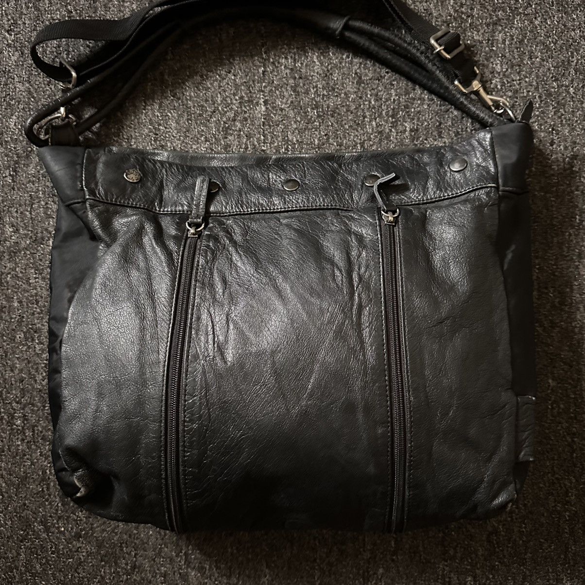 Japanese Brand EIKO KONDO JAPAN LEATHER/NYLON BAG Size ONE SIZE - 4 Thumbnail