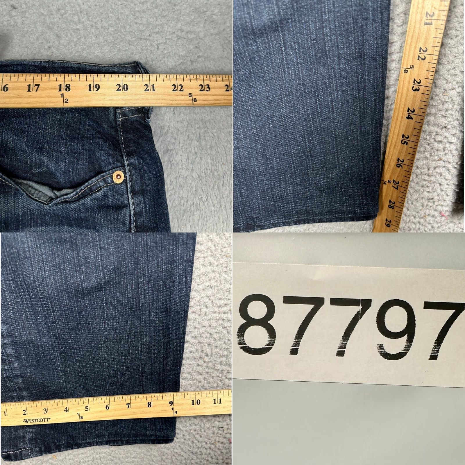 Levi's Levi's 505 Jeans Mens 40X27 Blue Regular Fit Straight 5 Pocket Stretch Casual EUC Size US 40 / EU 56 - 8 Thumbnail