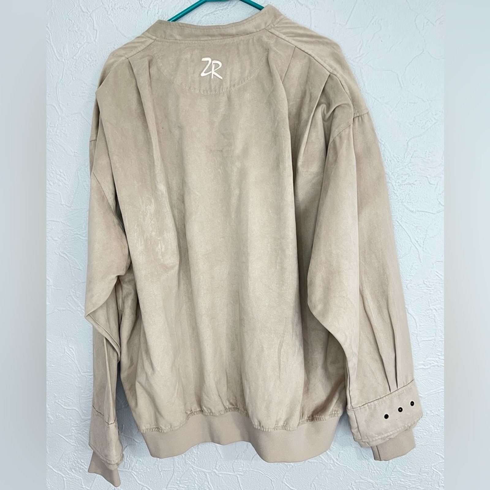 Other Zero Restriction Golf Microsuede Pullover Windshirt Tan NWT Size US XL / EU 56 / 4 - 2 Thumbnail