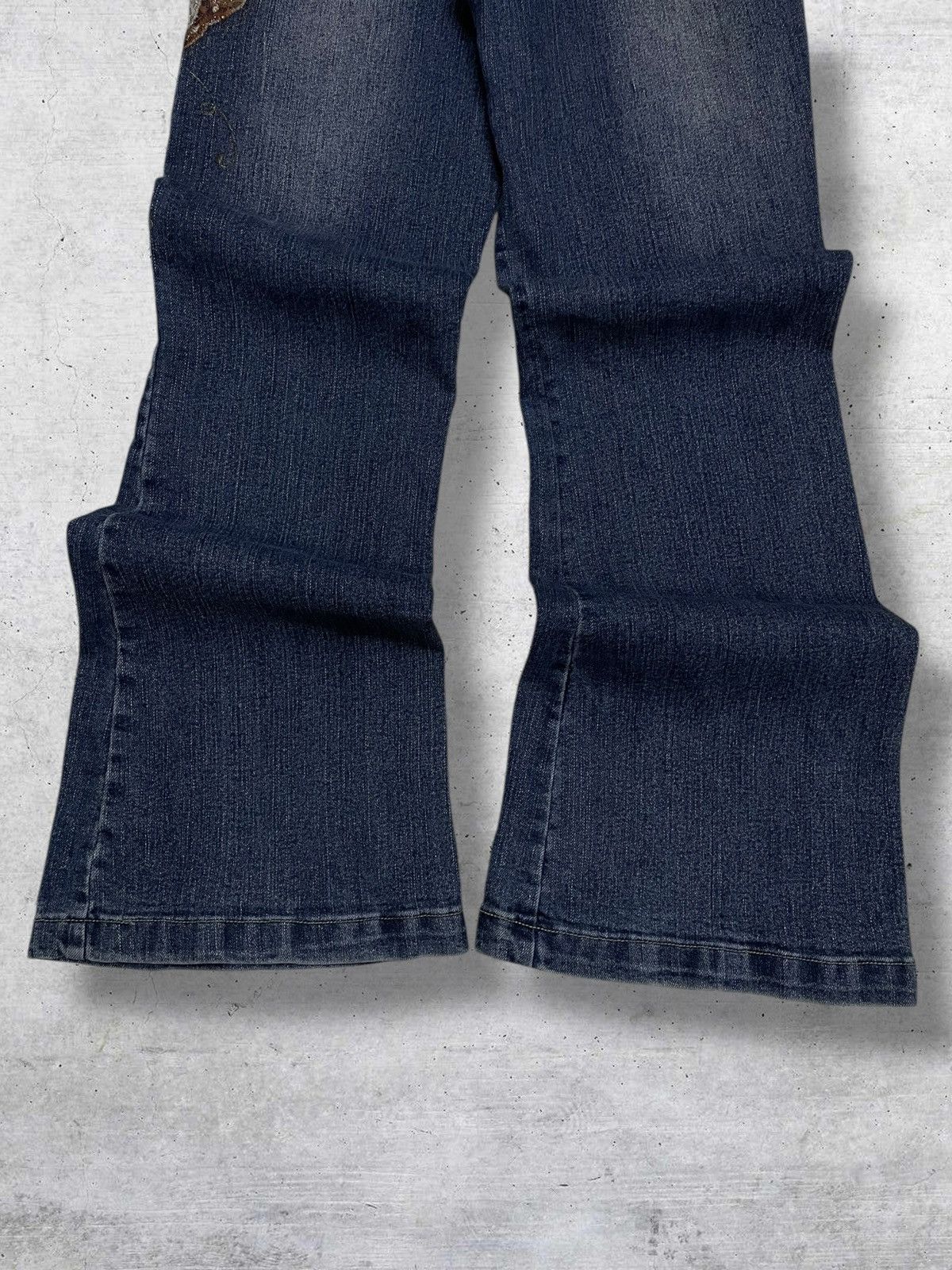 Tornado Mart VINTAGE 90S JAPAN BUTTERY NEPHENTES STYLE EMRBROIDERED FLARE Size US 30 / EU 46 - 11 Thumbnail