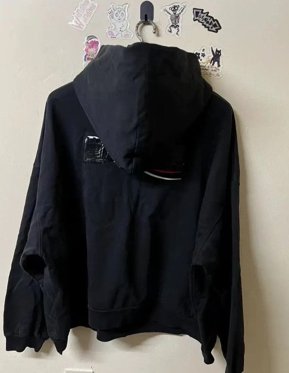 Balenciaga Balenciaga Coke Tape Hoodie Size US S / EU 44-46 / 1 - 2 Thumbnail