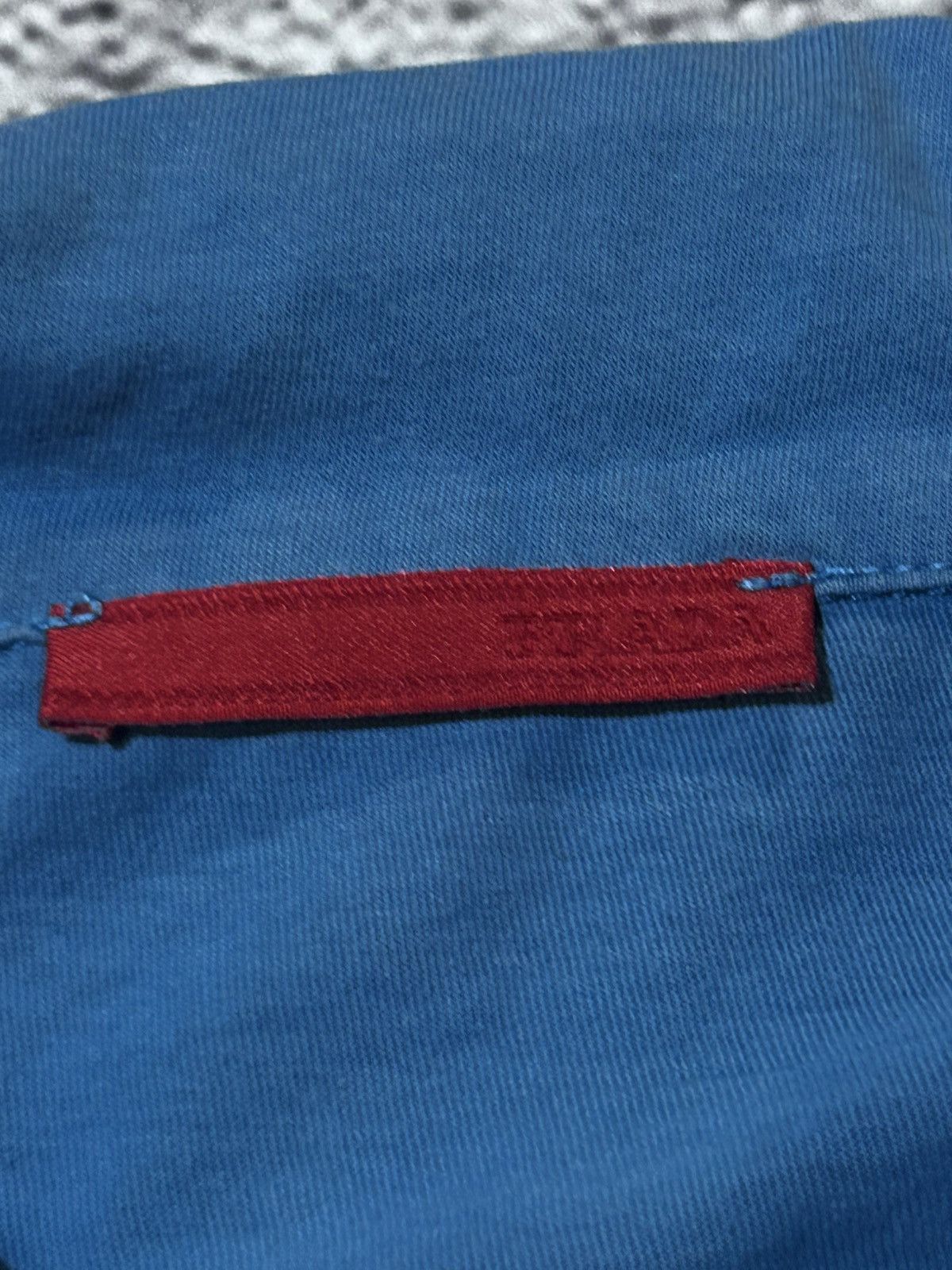 Prada Prada Blue Polo Shirt Made in Italy | Minimal Luxury Size US M / EU 48-50 / 2 - 5 Thumbnail