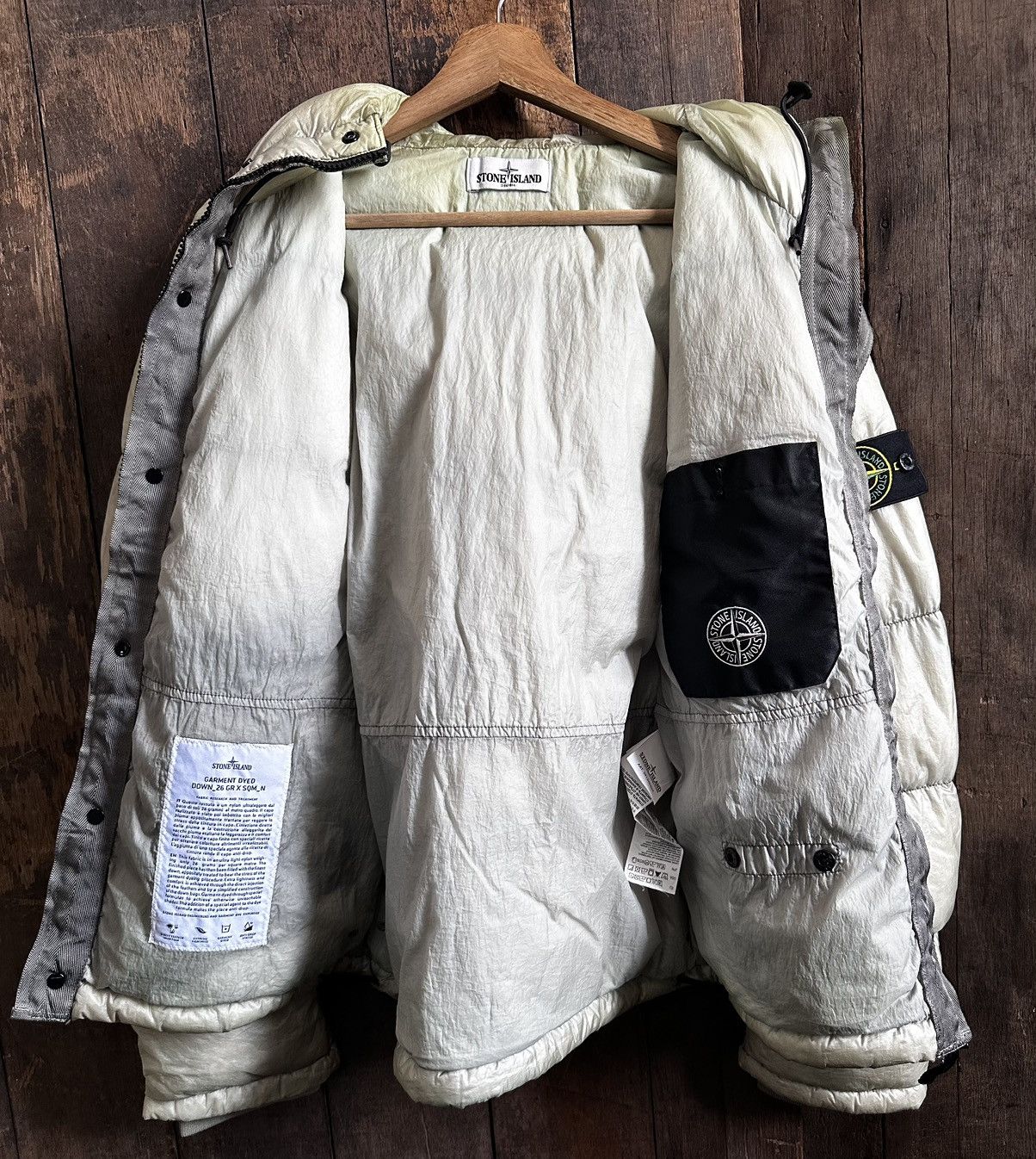 Stone Island STONE ISLAND GARMENT DYED DOWN 26 GR X SQM-N Puffer Jacket Size US S / EU 44-46 / 1 - 7 Thumbnail