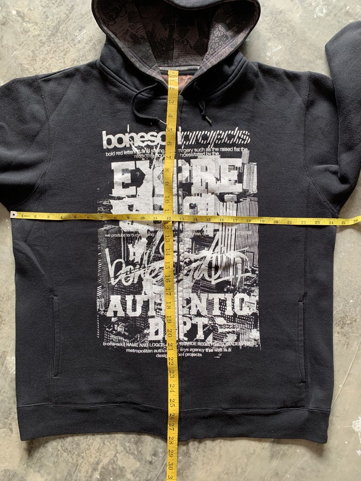 If Six Was Nine × Japanese Brand × Le Grande Bleu (L.G.B.) BONESOUL POEM ZIP HOODIE Size US XL / EU 56 / 4 - 11 Thumbnail