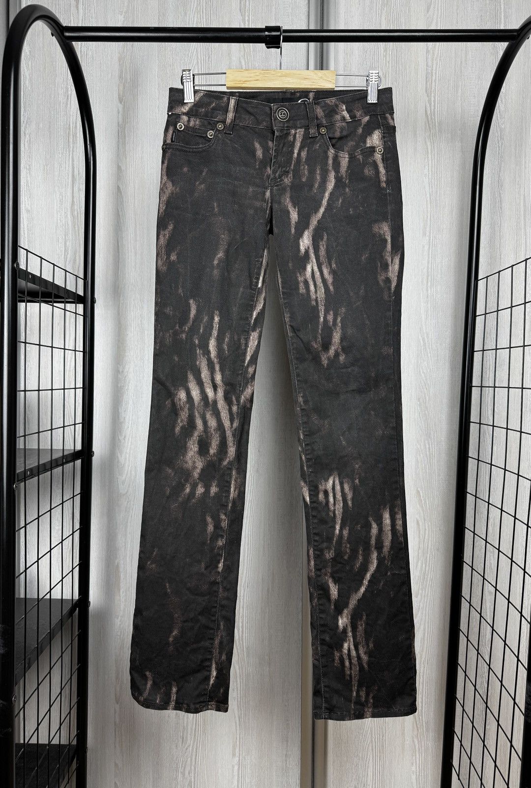 Just Cavalli × Roberto Cavalli Y2K Just Cavalli Flare Leopard