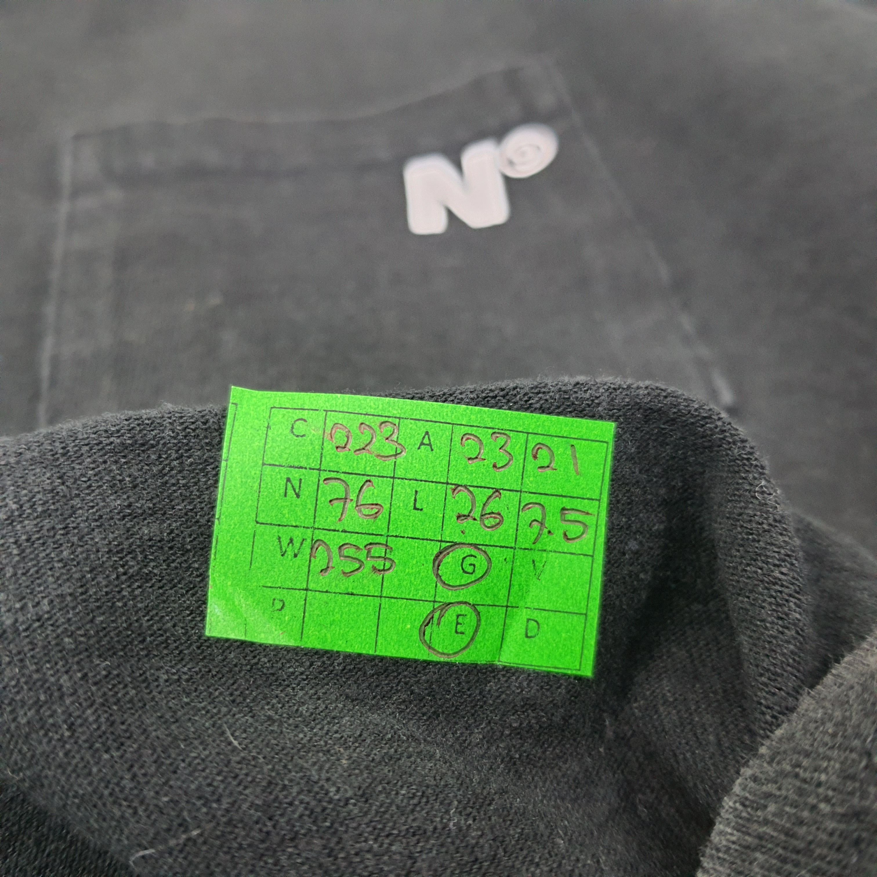 Number (N)ine Vintage Number Nine Denim Pocket Custom Logo Tshirt C223N76 Size US M / EU 48-50 / 2 - 7 Thumbnail