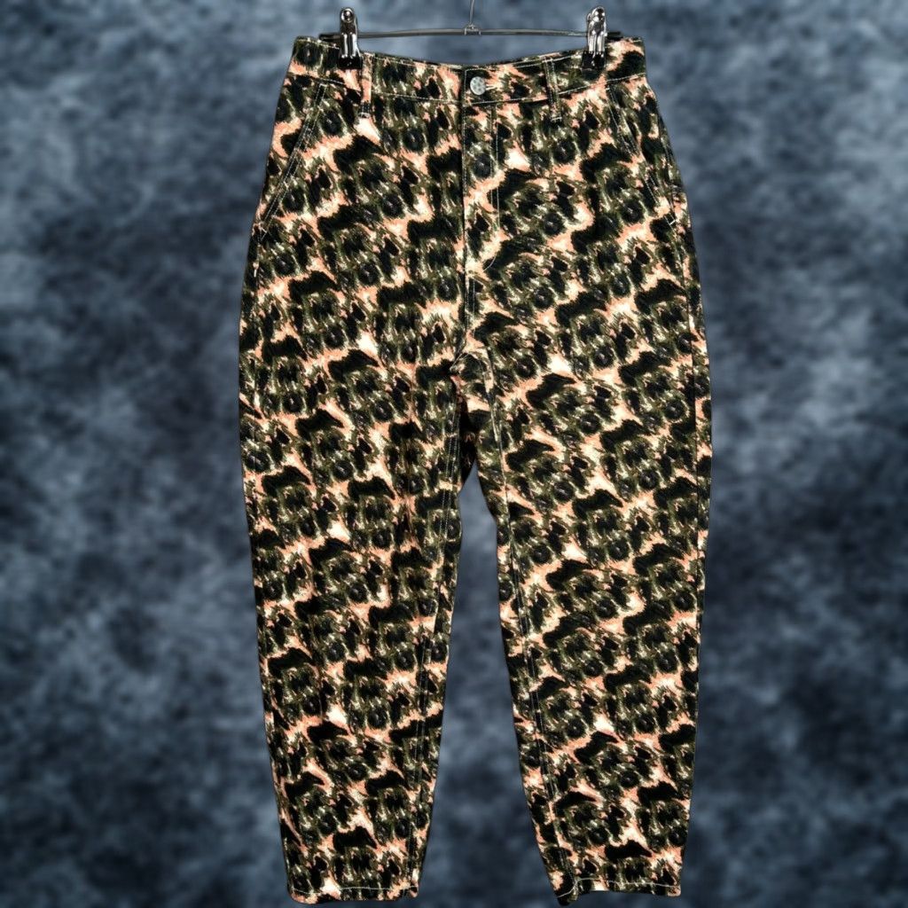 Rachel Comey VINTAGE Rachel Comey Target Leopard Print High-Waisted Straight-Leg Pants Womens Size 2 Size 26" / US 2 / IT 38 - 1 Thumbnail