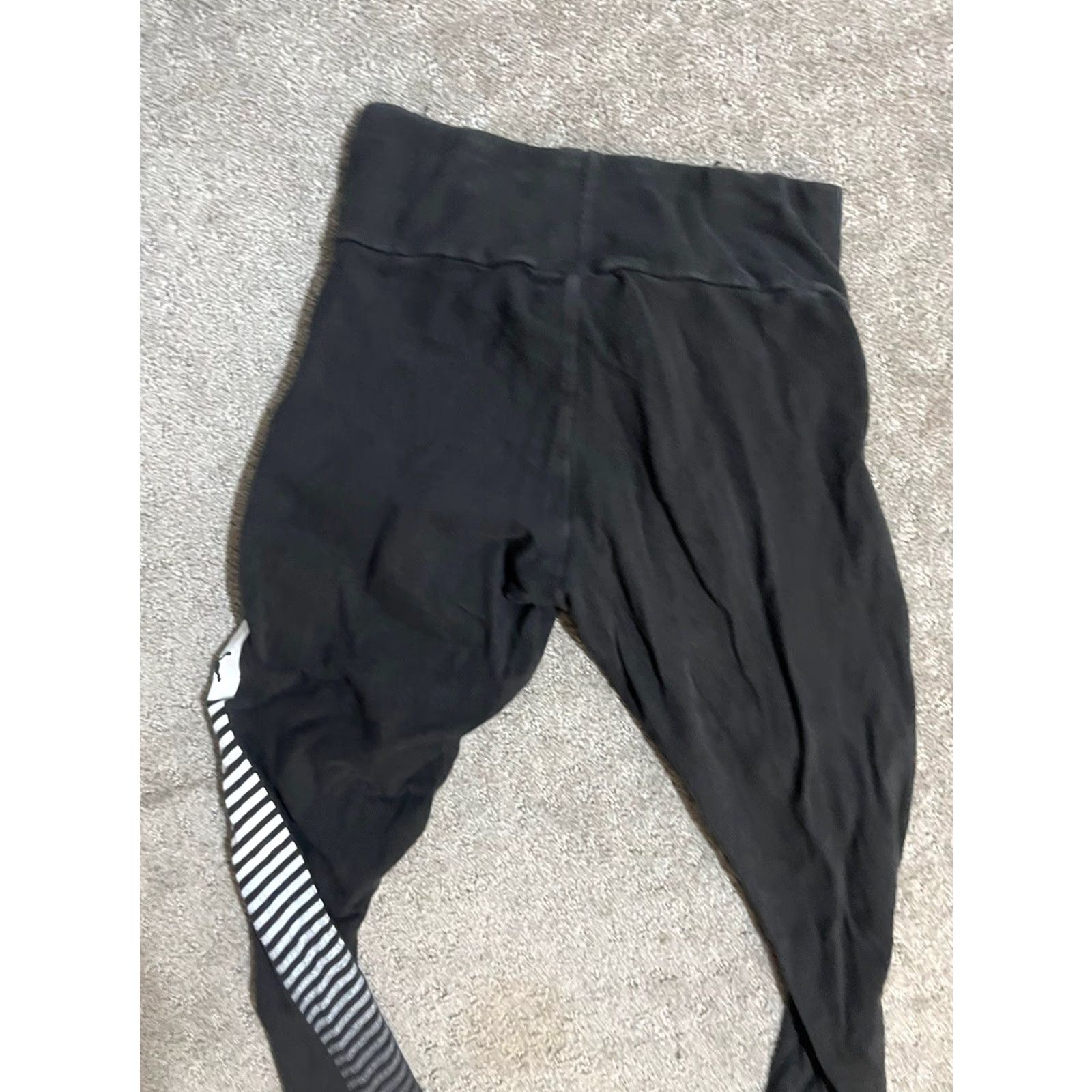 Puma PUMA Leggings Women Small Black Yoga Pants Gym Casual Stretch Size 28" / US 6 / IT 42 - 3 Thumbnail