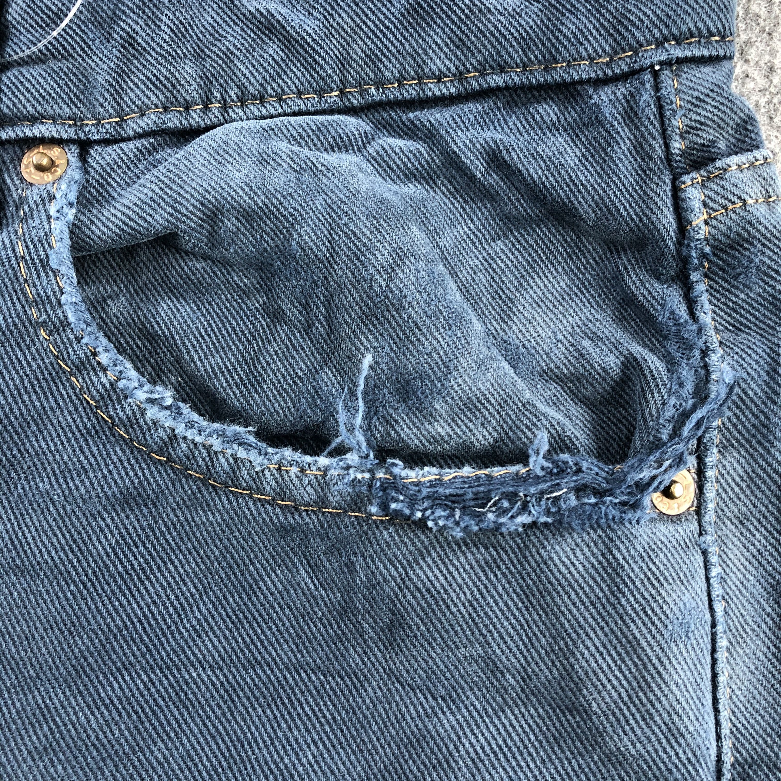 Levi's 90s Vintage Blue Wash Levis 554 Jeans-J2178 Size US 33 - 8 Thumbnail