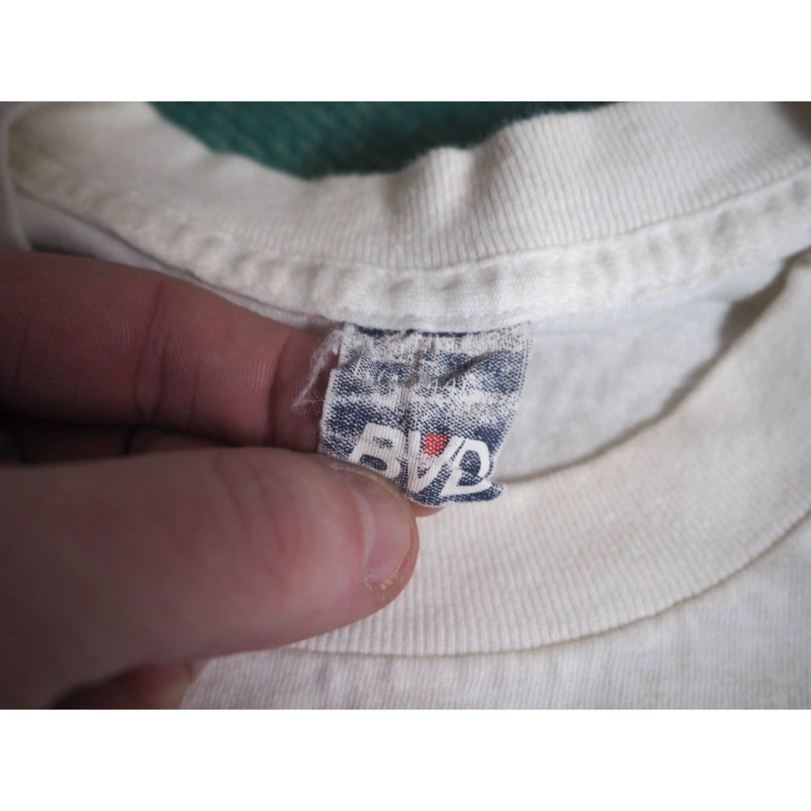 Vintage VINTAGE BVD T-Shirt Mens M White 70s Cotton Crew Neck Short Sleeve USA Made Blank Tee Size US M / EU 48-50 / 2 - 4 Thumbnail