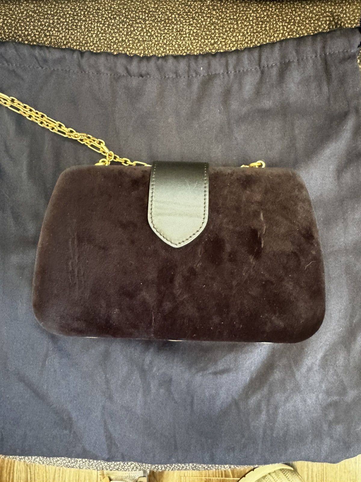 RRL Ralph Lauren Ralph Lauren Ricky Velvet Clutch Bag Brand New $2850 Size ONE SIZE - 2 Thumbnail