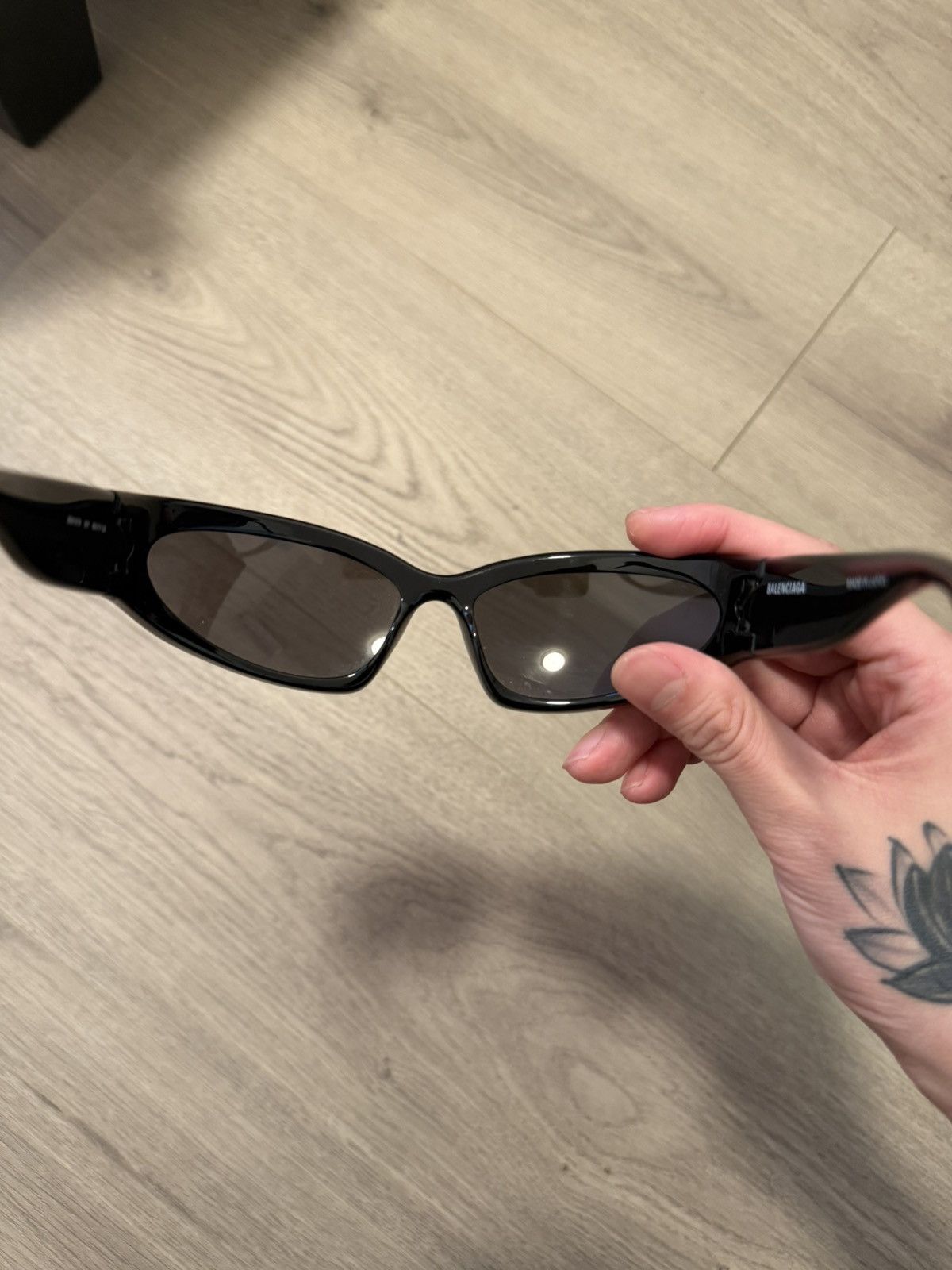 Balenciaga balenciaga SWIFT OVAL SUNGLASSES Size ONE SIZE - 5 Thumbnail
