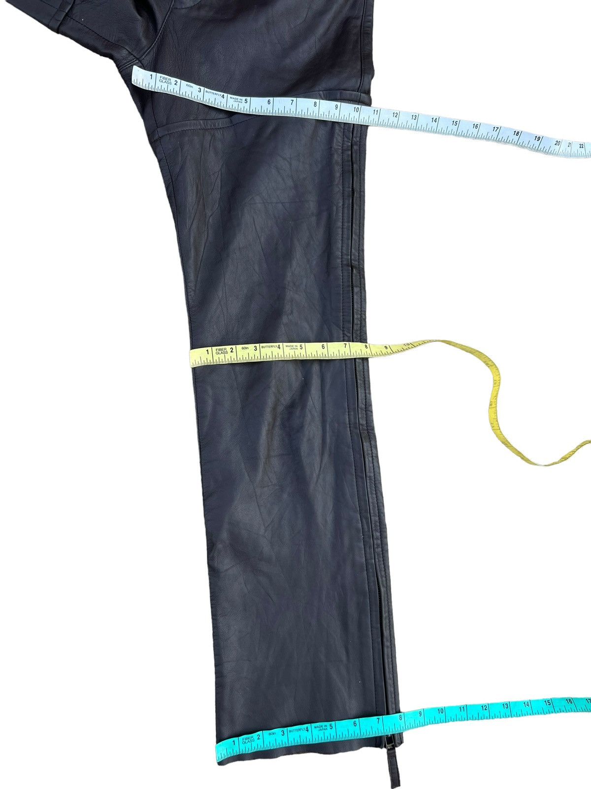 Jean Paul Gaultier Jean Paul Gaultier Homme Side Zippers Leather Pant Size US 30 / EU 46 - 6 Thumbnail