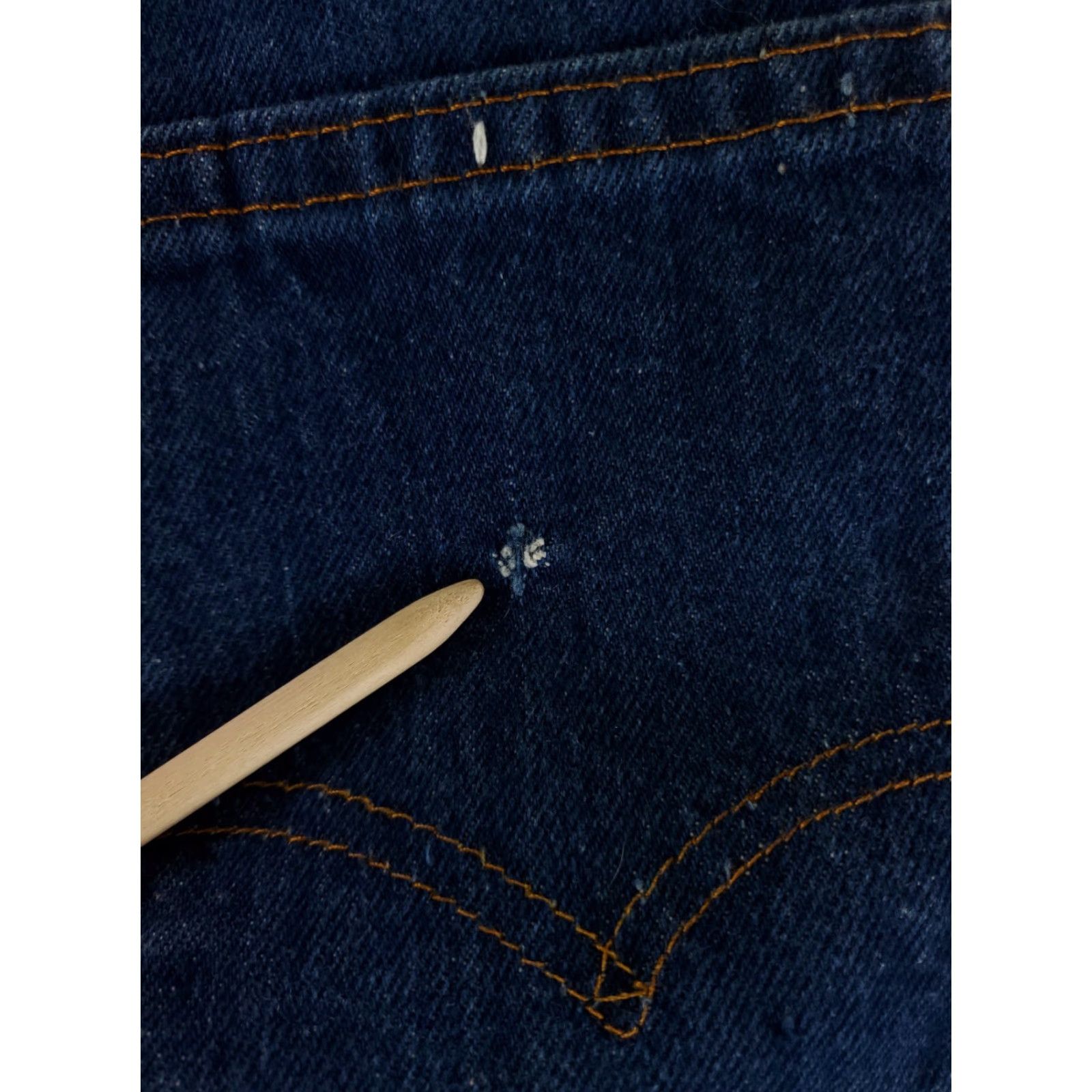 Levi's VINTAGE Levi's 517 Bootcut Jeans Blue Orange Tab Mens 38x30 38x29 Actual Mens Size US 38 / EU 54 - 4 Thumbnail