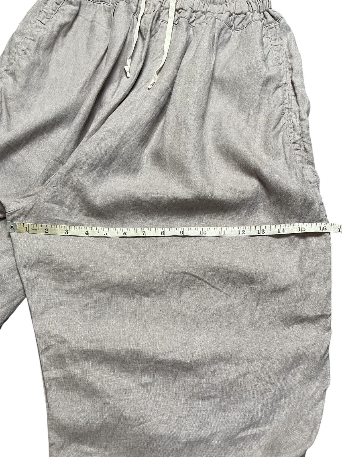 Kapital Kapital Linen 3/4 Wide Leg Pants Size US 28 / EU 44 - 7 Thumbnail