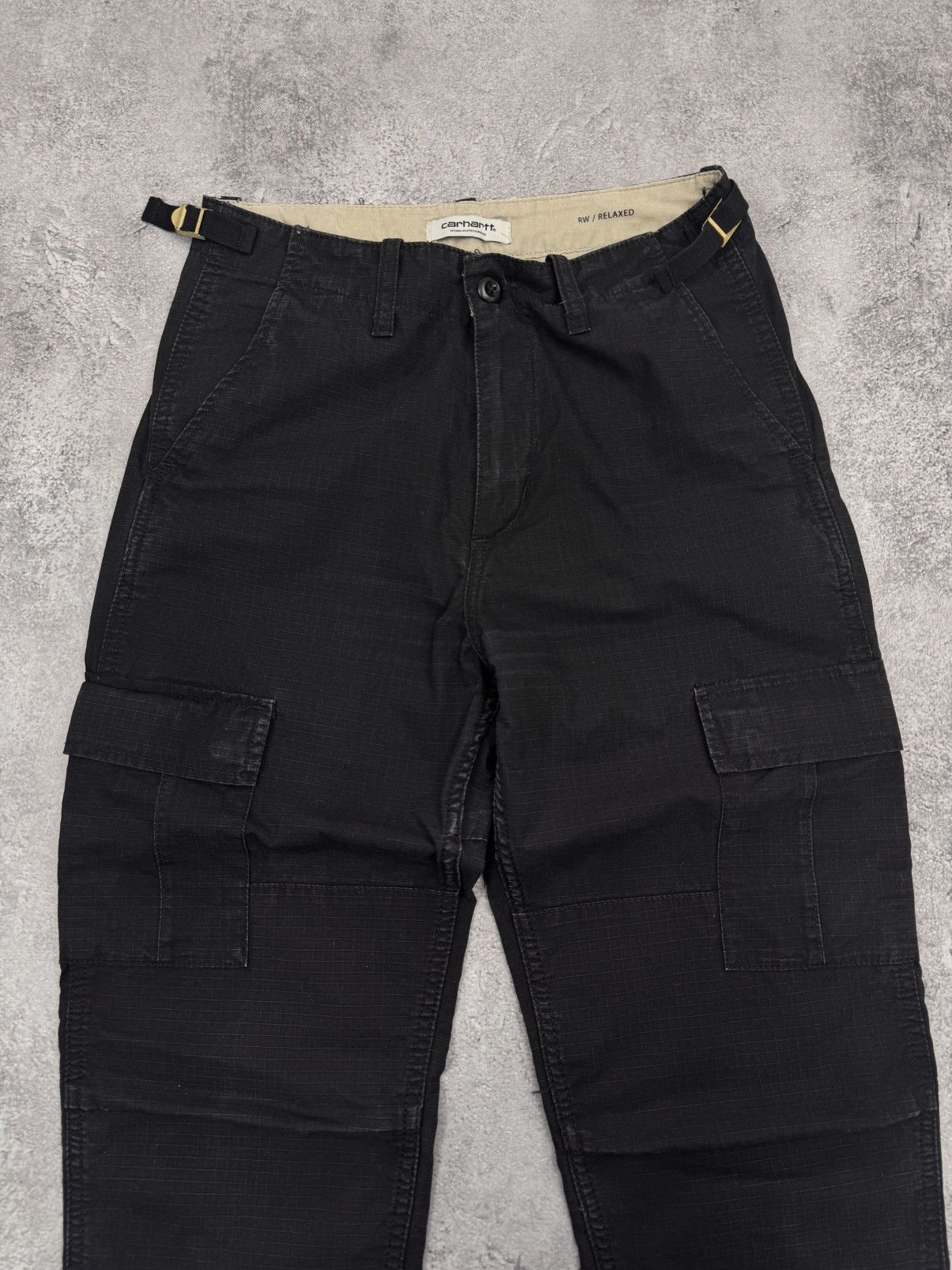 Carhartt Carhartt WIP Men Aviation Cargo Pants Black Size 26 Size US 26 / EU 42 - 7 Thumbnail