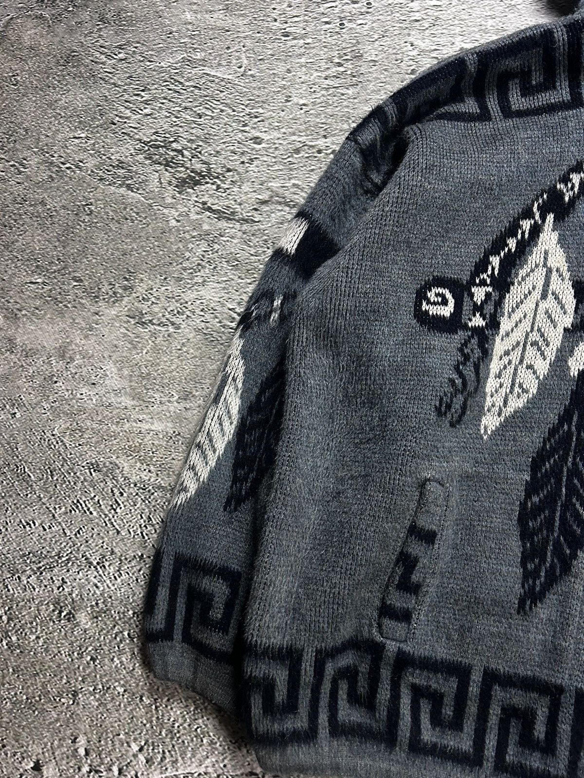 Native × Vintage Wool Jacket Made in Ecuador Ruminahui Vintage Native Size US L / EU 52-54 / 3 - 3 Thumbnail