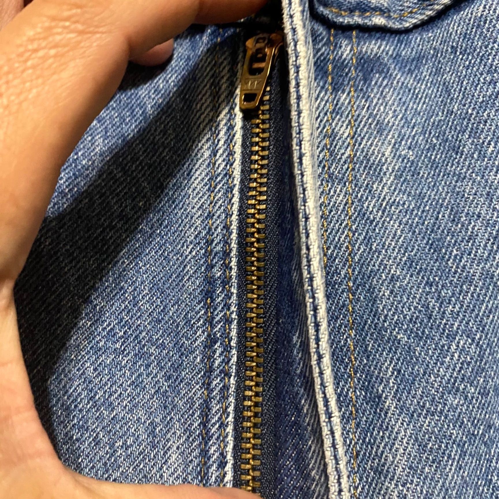 Vintage L.L. Bean Jeans Mens 38x30 Blue Denim Straight Leg Medium Wash Mid Rise Shirt Mens 38 Blue Denim Straight Regular 5-Pocket Design Jeans Mens Size US 38 / EU 54 - 7 Thumbnail