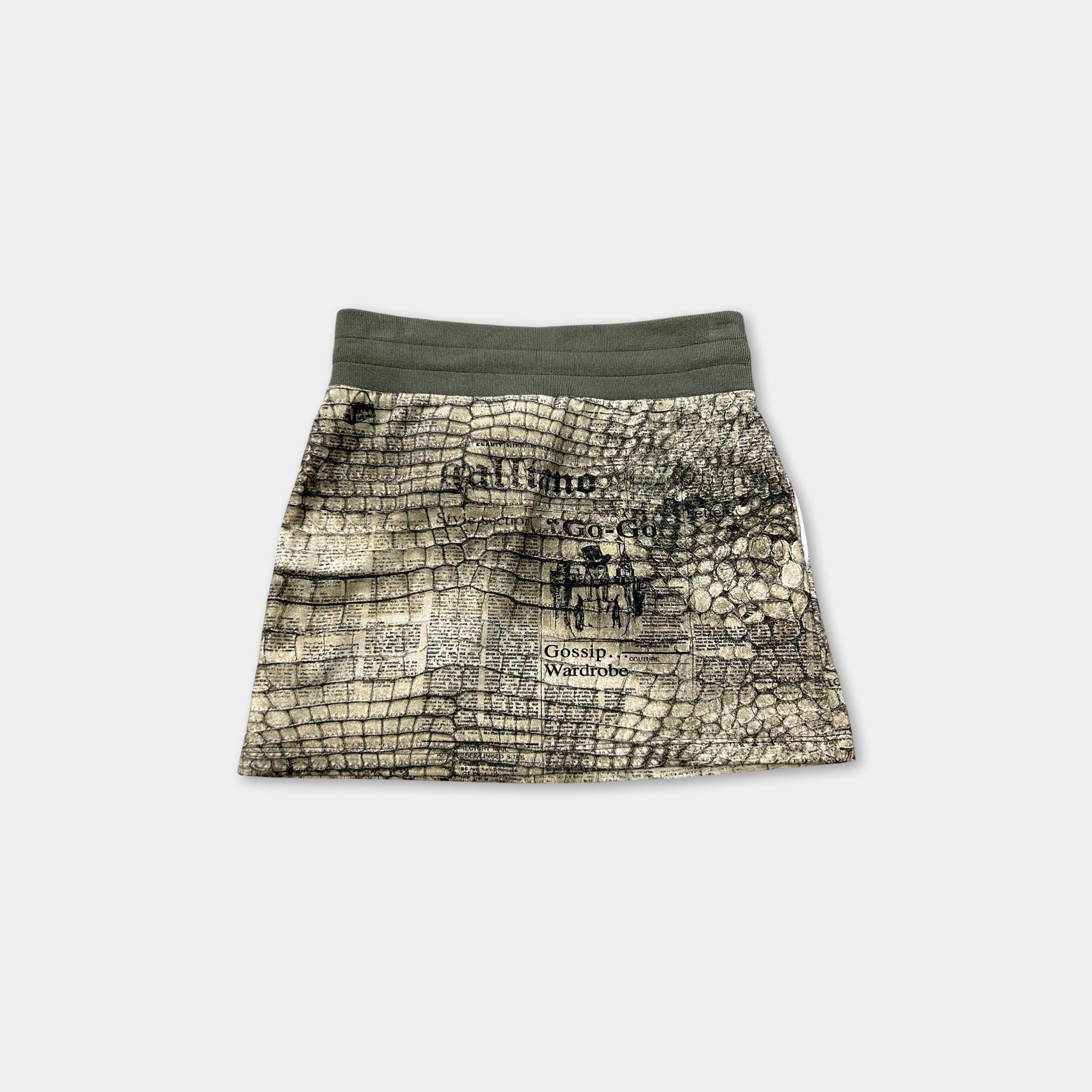John Galliano Galliano Crocodile Mini Skirt Size 28" / US 6 / IT 42 - 3 Thumbnail