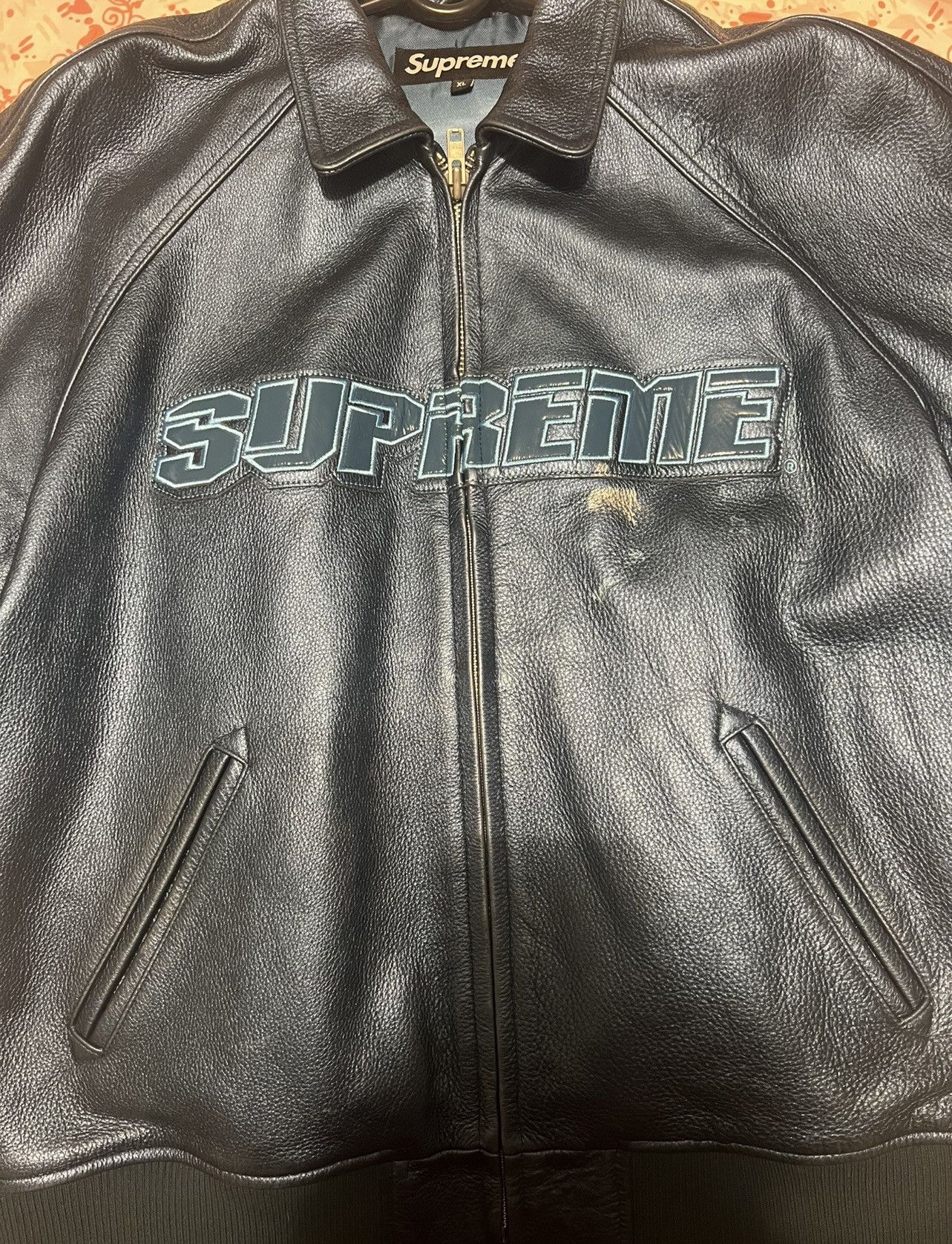 Schott × Supreme Supreme Schott Leather Racer Jacket | Grailed