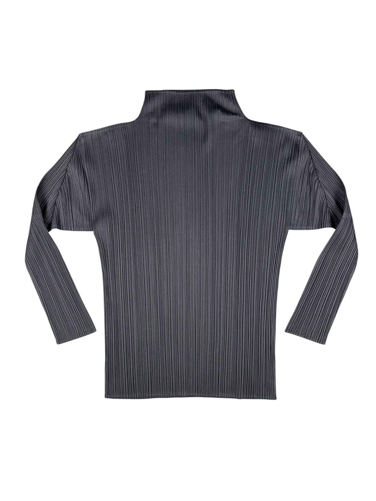 Pleats Please Issey Miyake Vintage Issey Miyake Pleats Please Mock Neck Tops Size M / US 6-8 / IT 42-44 - 2 Thumbnail